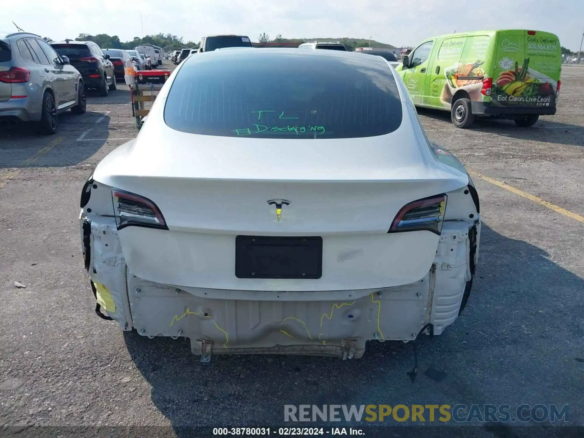 11 Photograph of a damaged car 5YJ3E1EAXLF634296 TESLA MODEL 3 2020