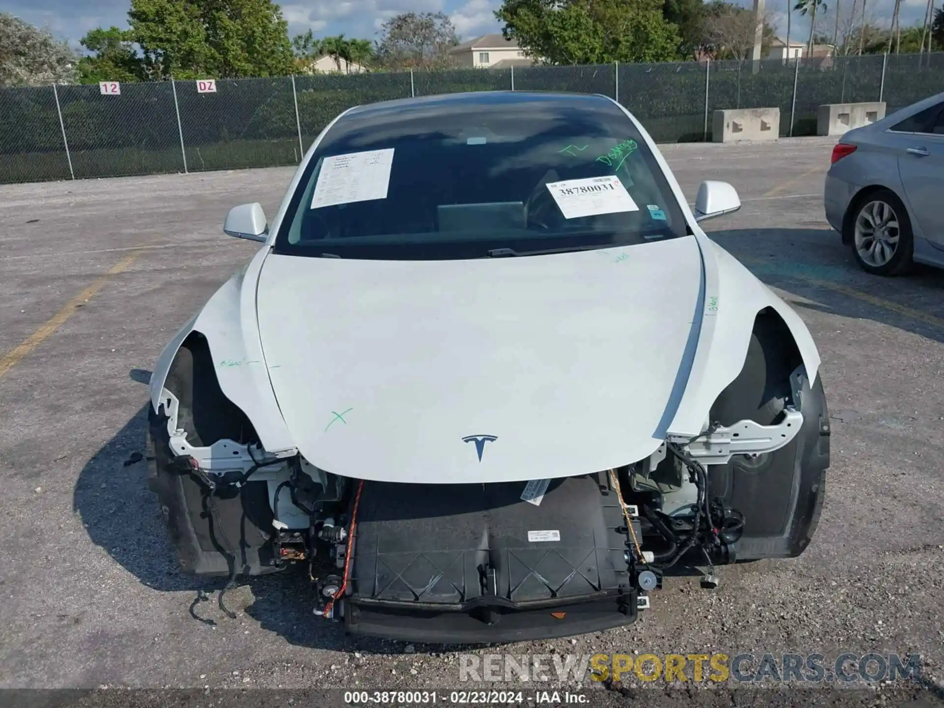 12 Photograph of a damaged car 5YJ3E1EAXLF634296 TESLA MODEL 3 2020