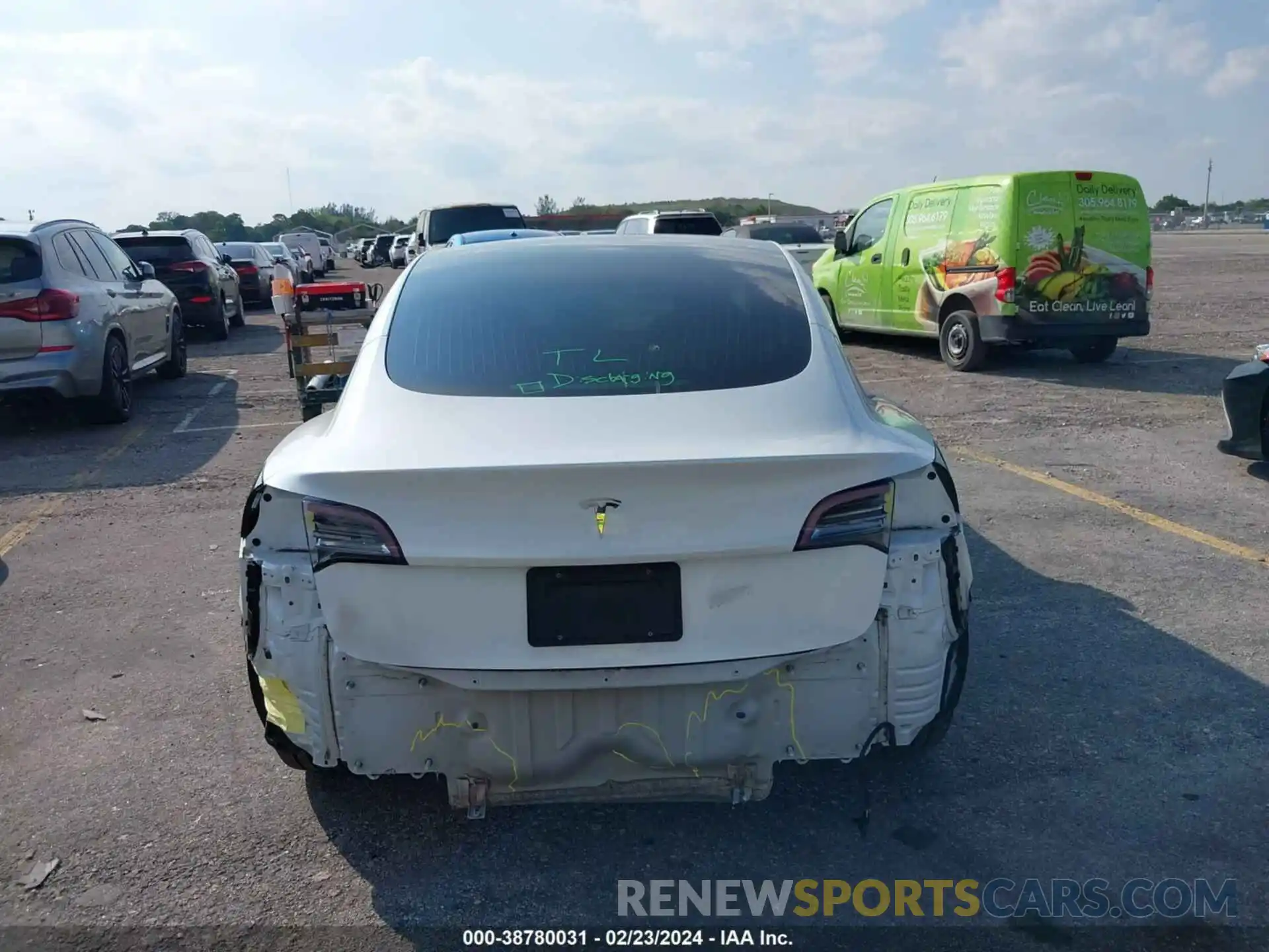 16 Photograph of a damaged car 5YJ3E1EAXLF634296 TESLA MODEL 3 2020