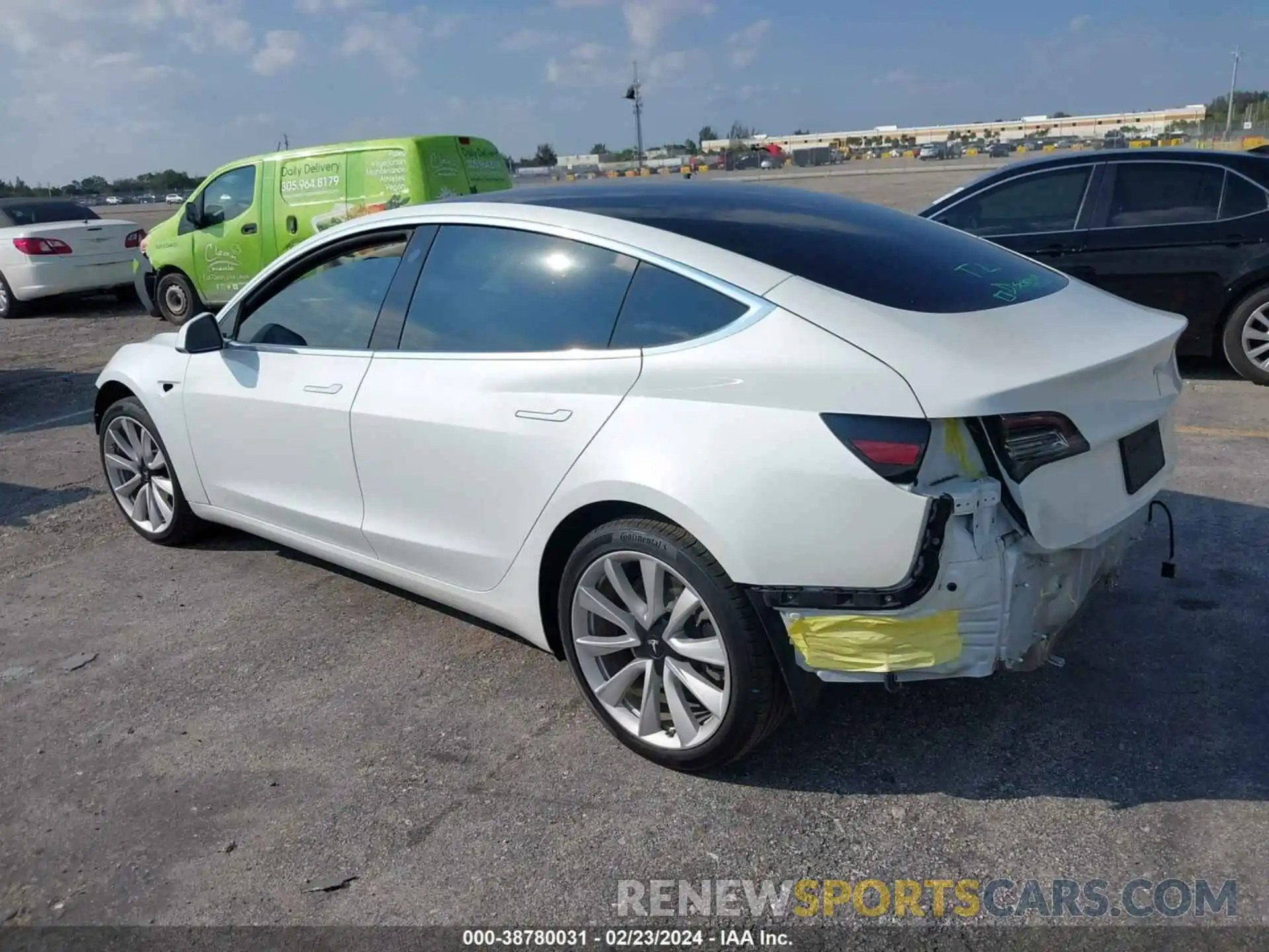 3 Photograph of a damaged car 5YJ3E1EAXLF634296 TESLA MODEL 3 2020