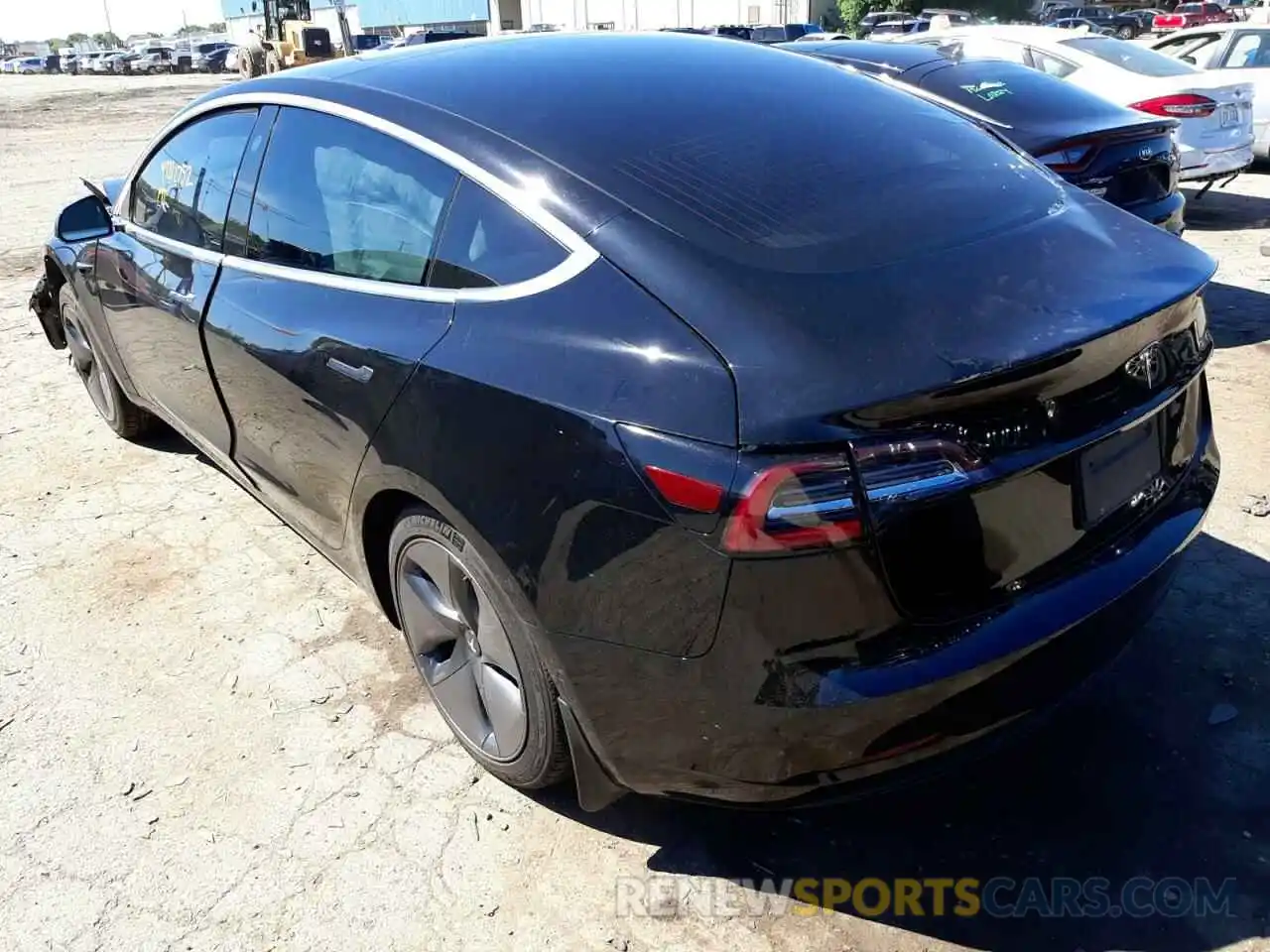 3 Photograph of a damaged car 5YJ3E1EAXLF643774 TESLA MODEL 3 2020