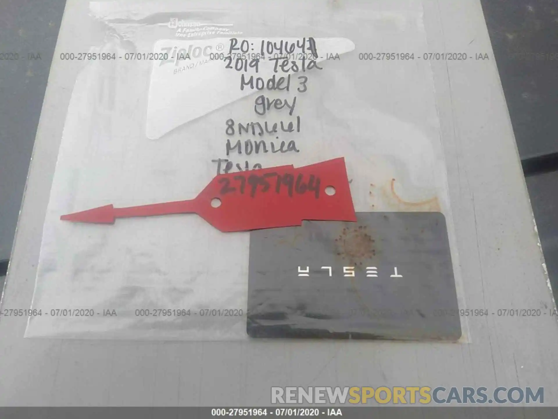 11 Photograph of a damaged car 5YJ3E1EAXLF643922 TESLA MODEL 3 2020