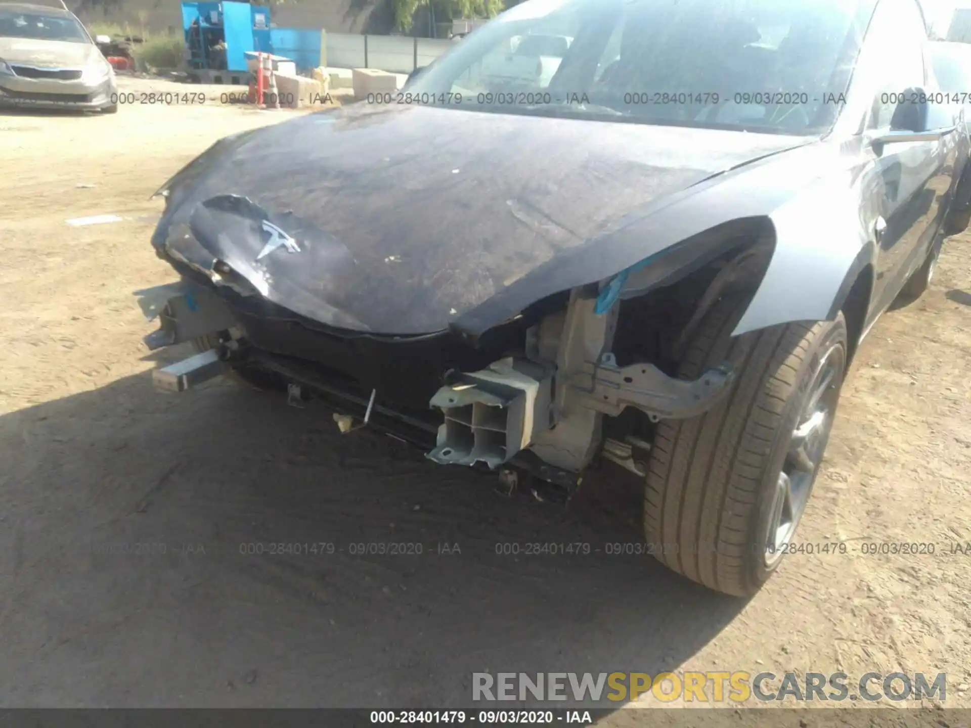 6 Photograph of a damaged car 5YJ3E1EAXLF644245 TESLA MODEL 3 2020