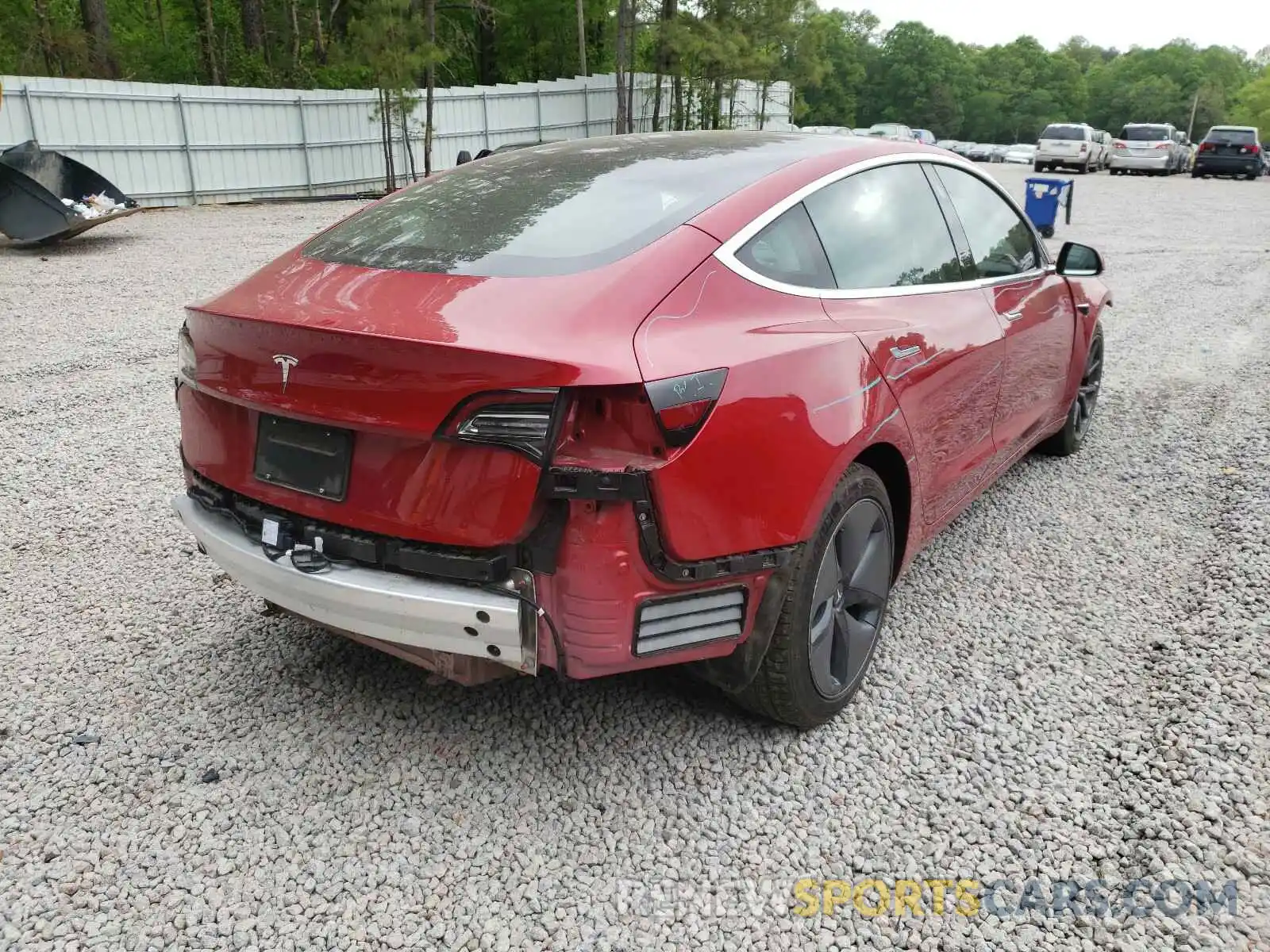 4 Photograph of a damaged car 5YJ3E1EAXLF644407 TESLA MODEL 3 2020