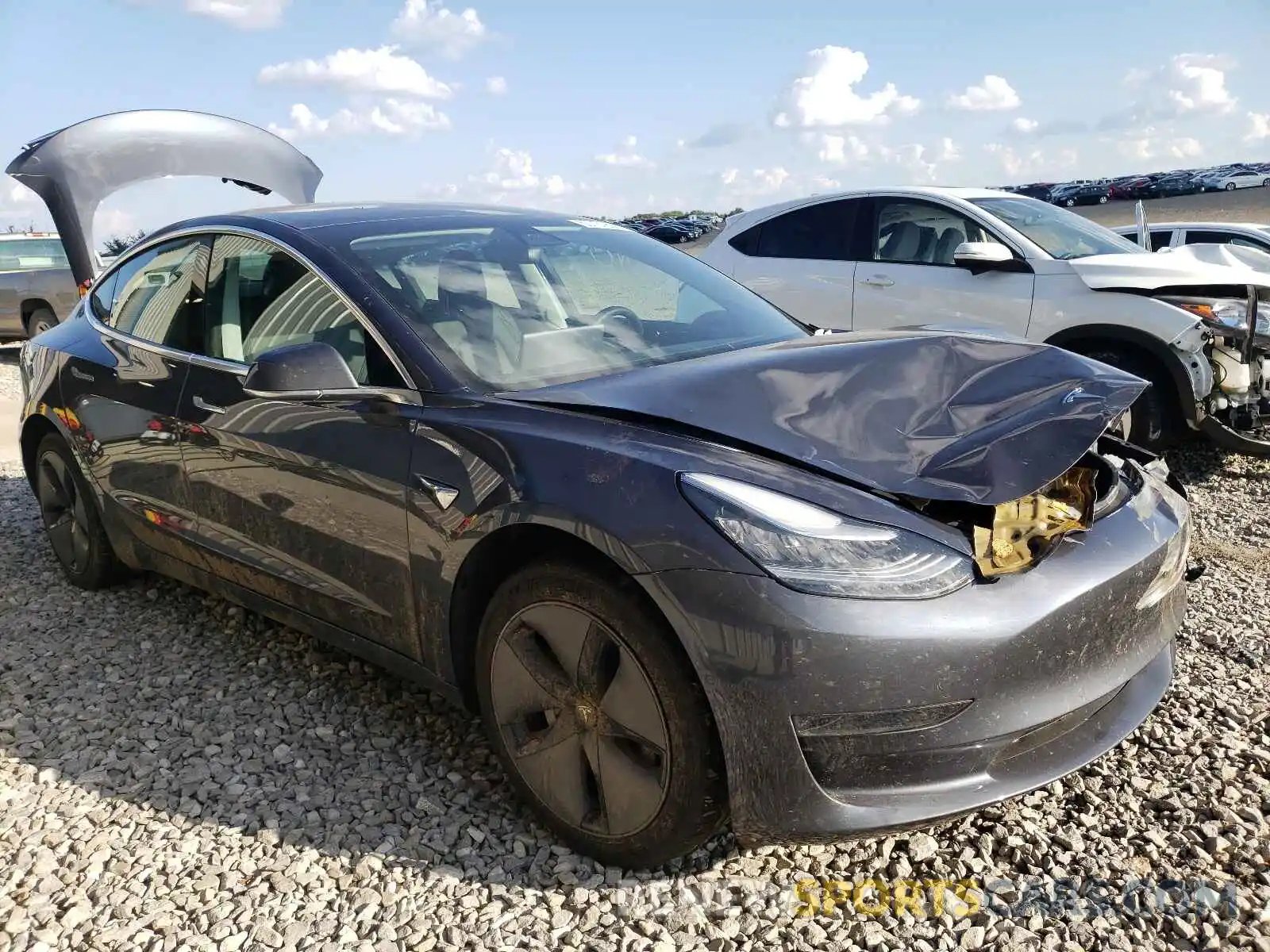 1 Photograph of a damaged car 5YJ3E1EAXLF658162 TESLA MODEL 3 2020