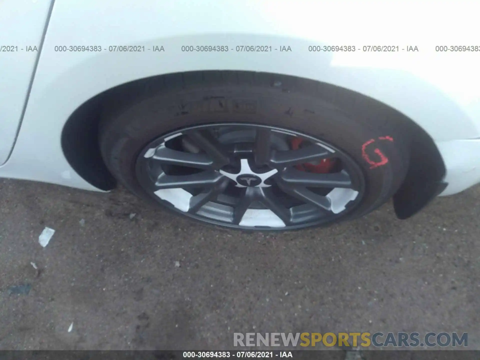 13 Photograph of a damaged car 5YJ3E1EAXLF659179 TESLA MODEL 3 2020