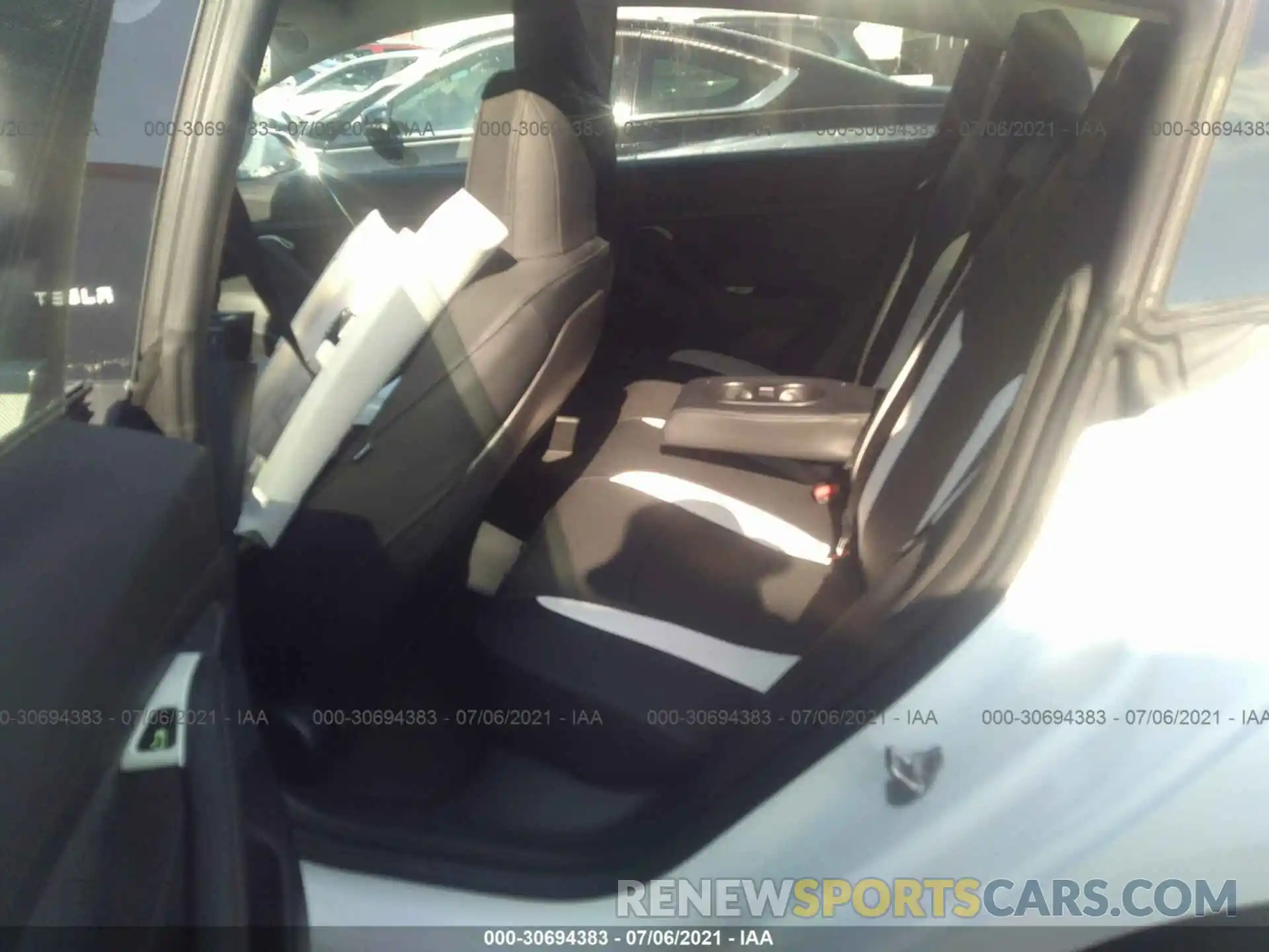 8 Photograph of a damaged car 5YJ3E1EAXLF659179 TESLA MODEL 3 2020