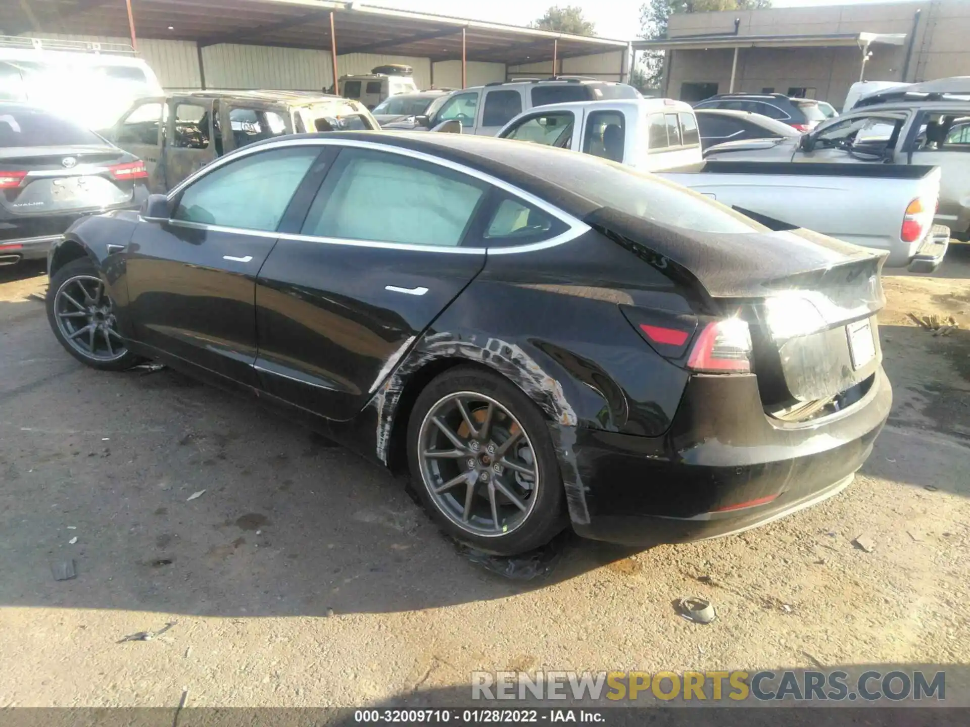 3 Photograph of a damaged car 5YJ3E1EAXLF704508 TESLA MODEL 3 2020