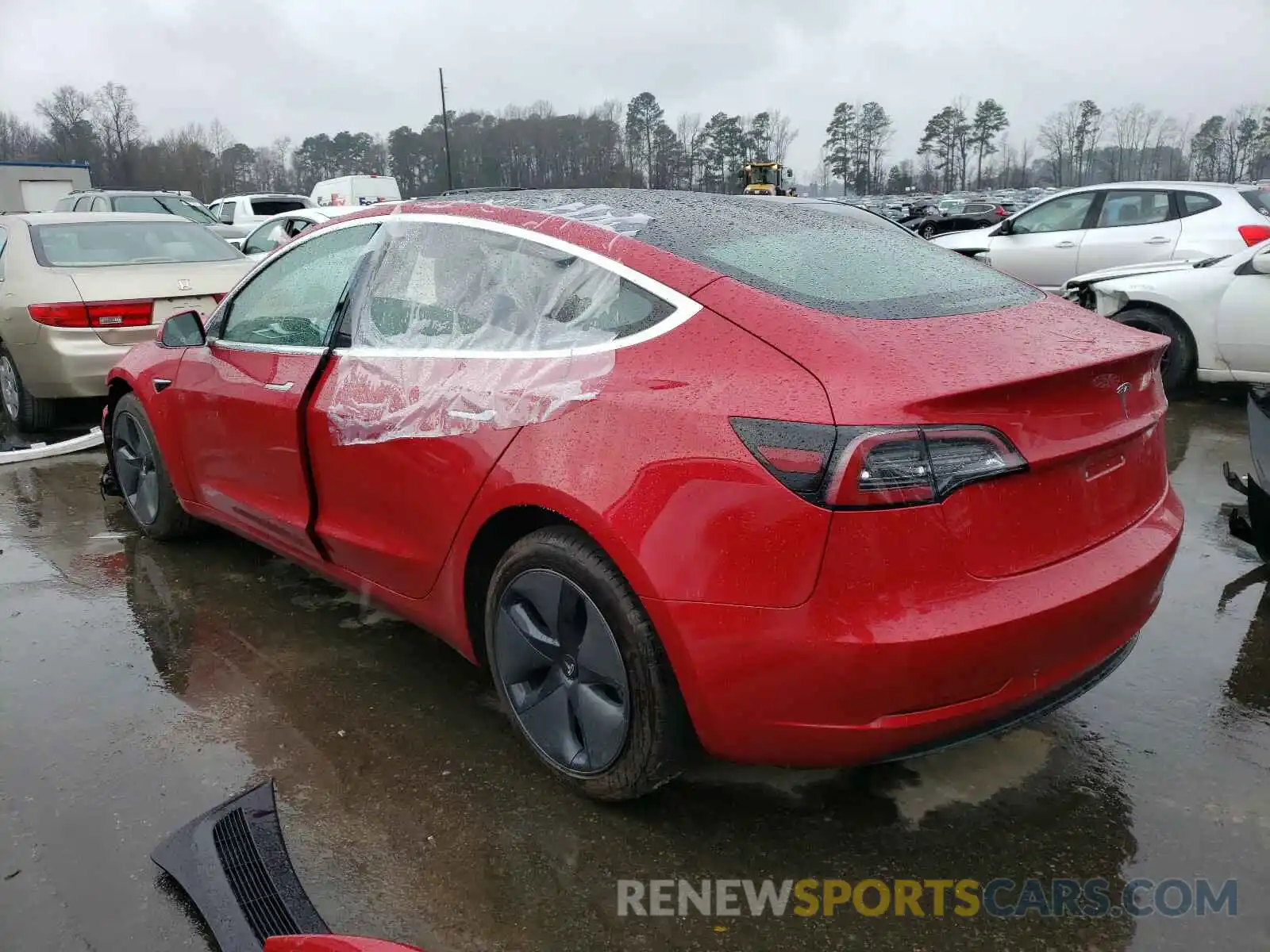 3 Photograph of a damaged car 5YJ3E1EAXLF705626 TESLA MODEL 3 2020