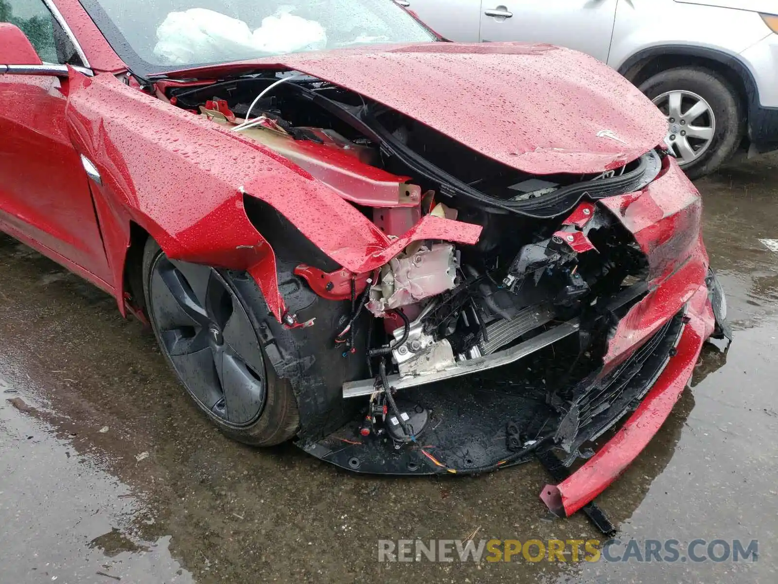 9 Photograph of a damaged car 5YJ3E1EAXLF705626 TESLA MODEL 3 2020