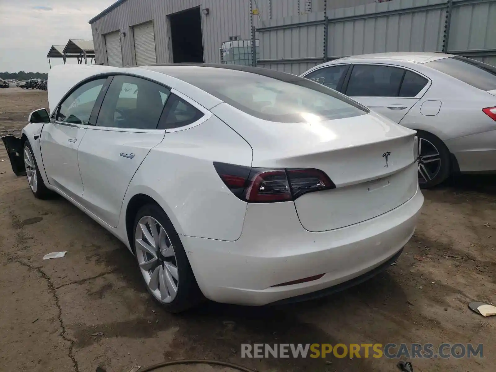 3 Фотография поврежденного автомобиля 5YJ3E1EAXLF709241 TESLA MODEL 3 2020