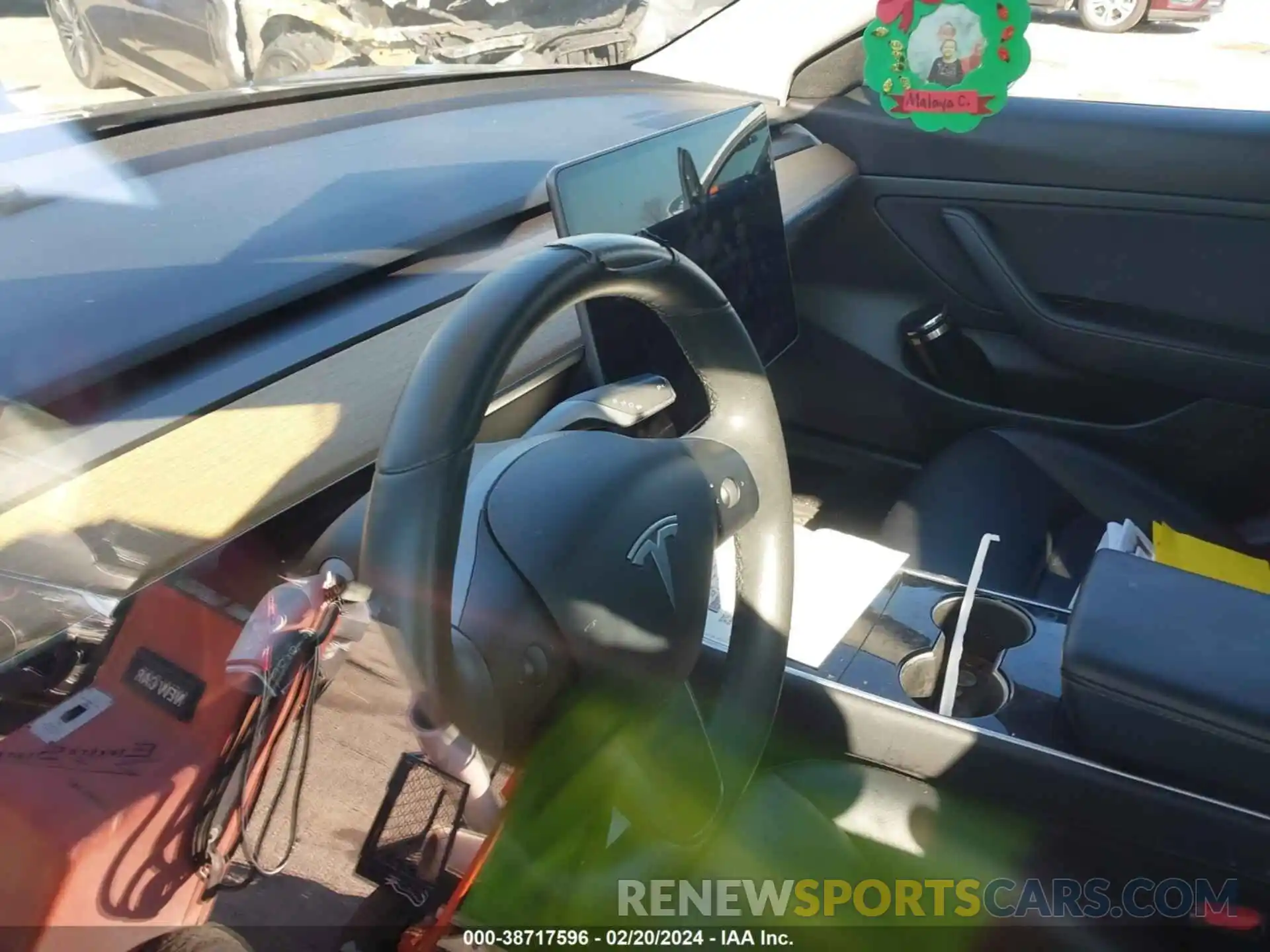 15 Photograph of a damaged car 5YJ3E1EAXLF736665 TESLA MODEL 3 2020