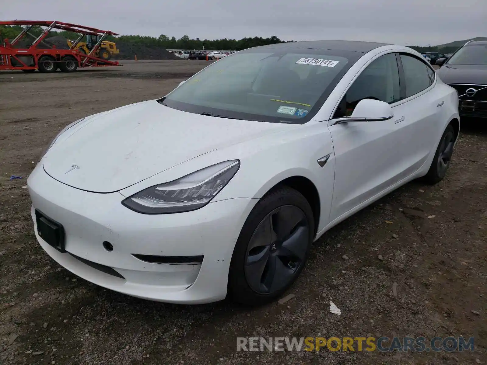 2 Фотография поврежденного автомобиля 5YJ3E1EAXLF736990 TESLA MODEL 3 2020