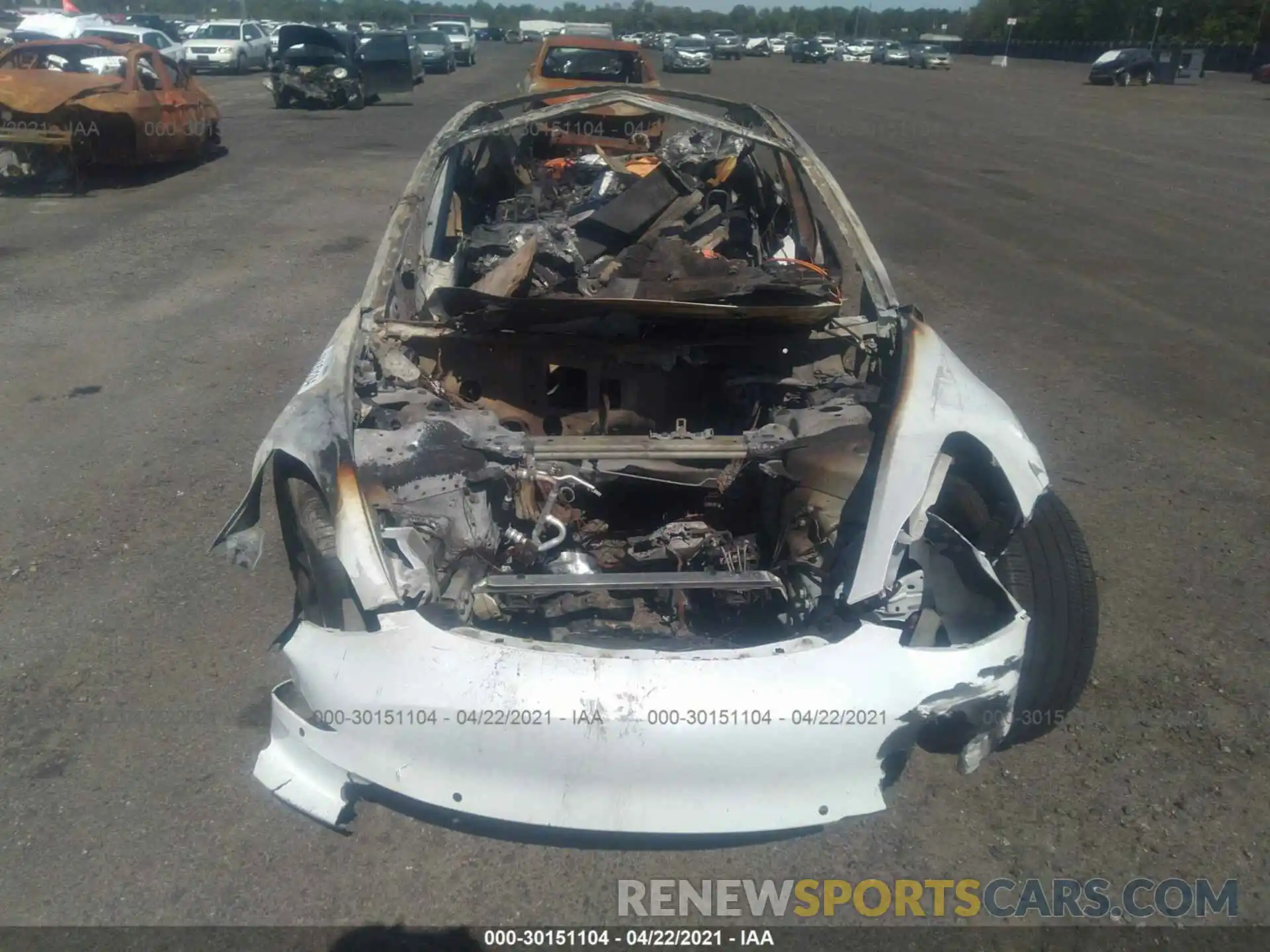 6 Photograph of a damaged car 5YJ3E1EAXLF737038 TESLA MODEL 3 2020