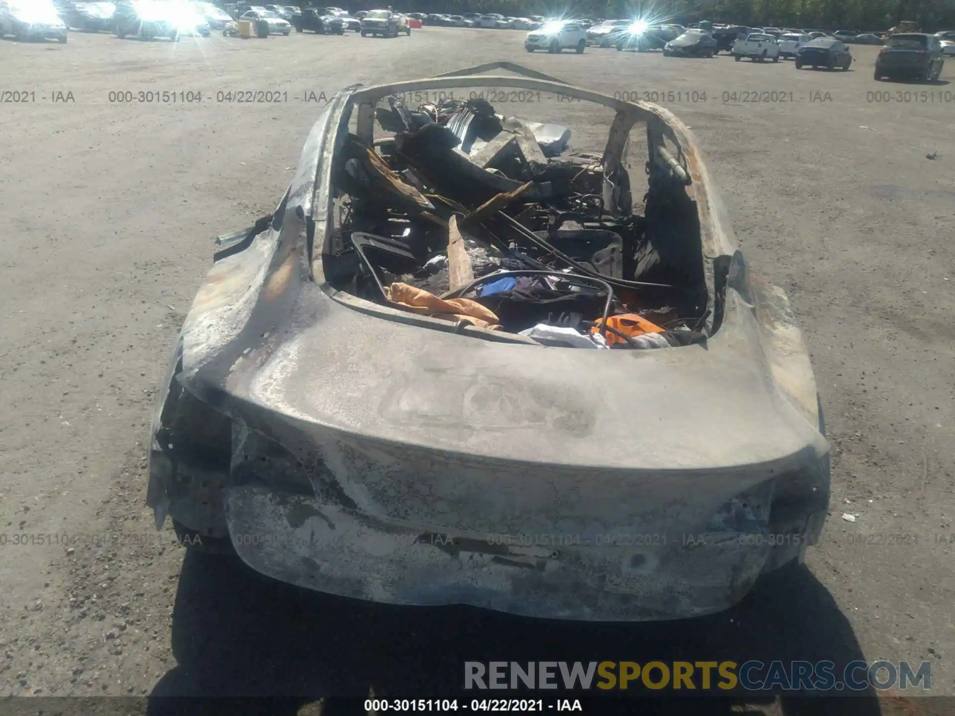 8 Photograph of a damaged car 5YJ3E1EAXLF737038 TESLA MODEL 3 2020