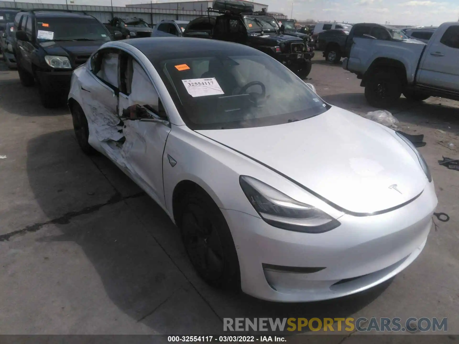 6 Photograph of a damaged car 5YJ3E1EAXLF737511 TESLA MODEL 3 2020