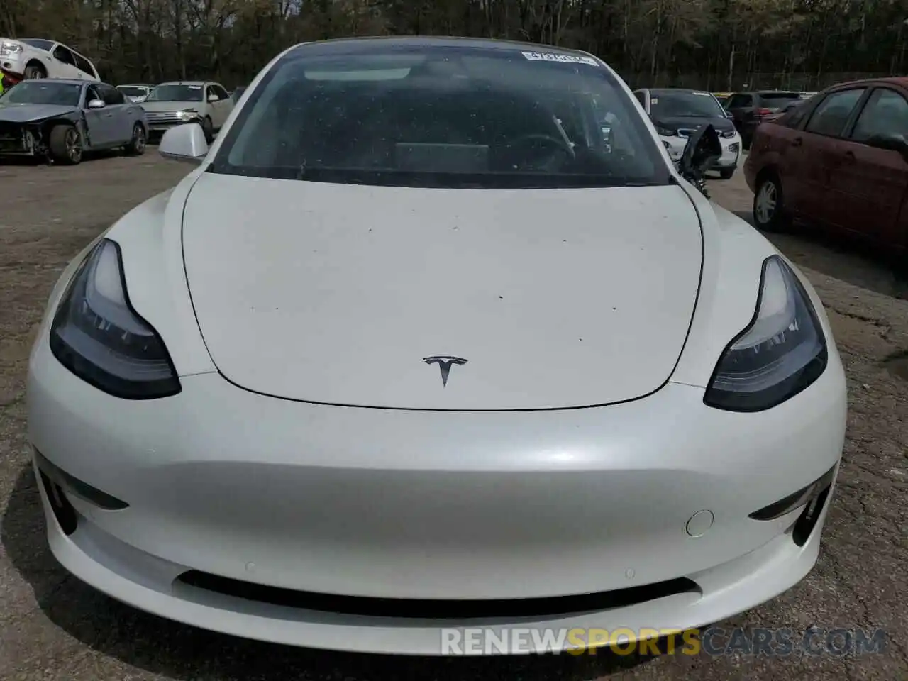 5 Photograph of a damaged car 5YJ3E1EAXLF737654 TESLA MODEL 3 2020