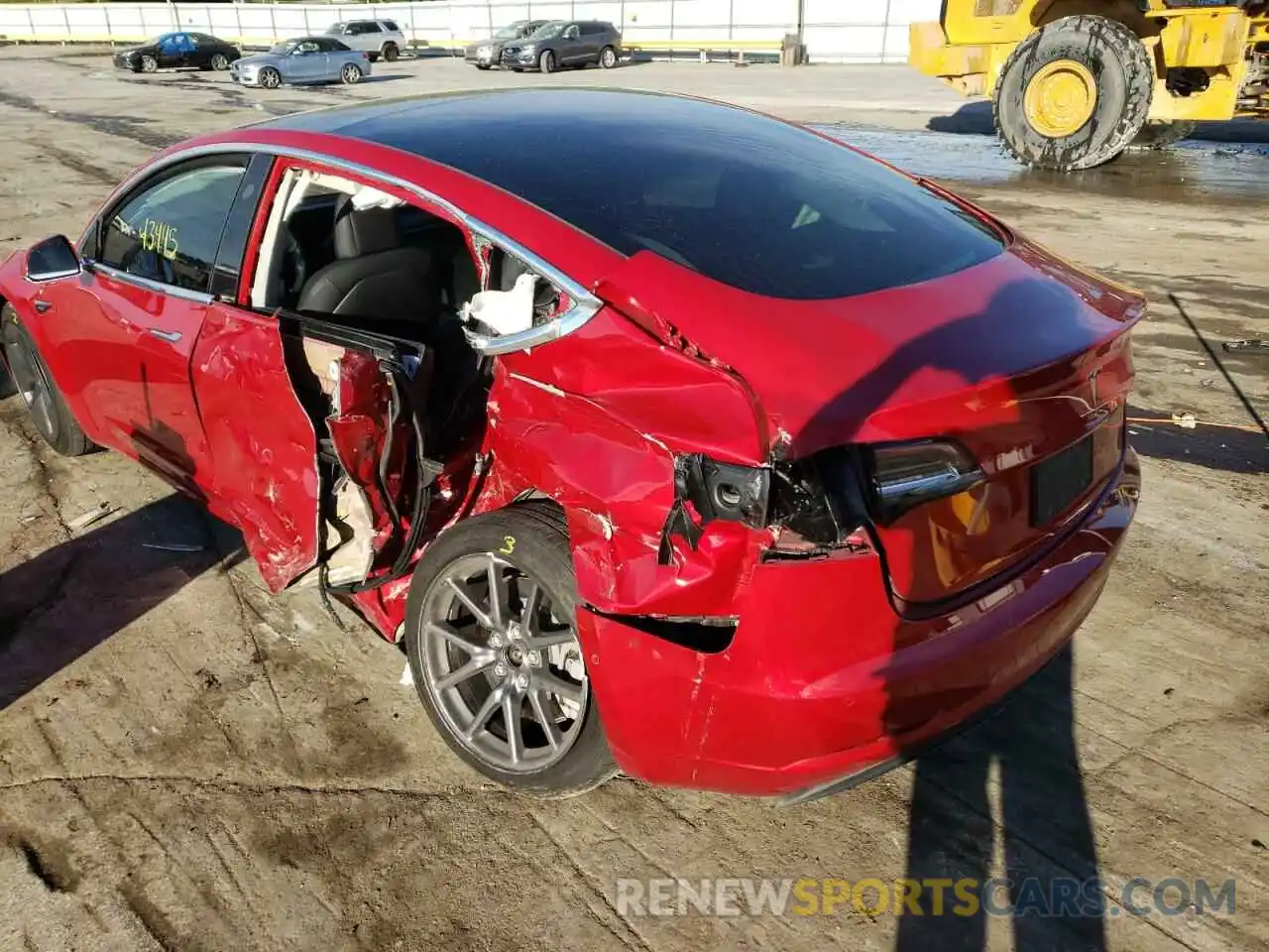 3 Photograph of a damaged car 5YJ3E1EAXLF783534 TESLA MODEL 3 2020