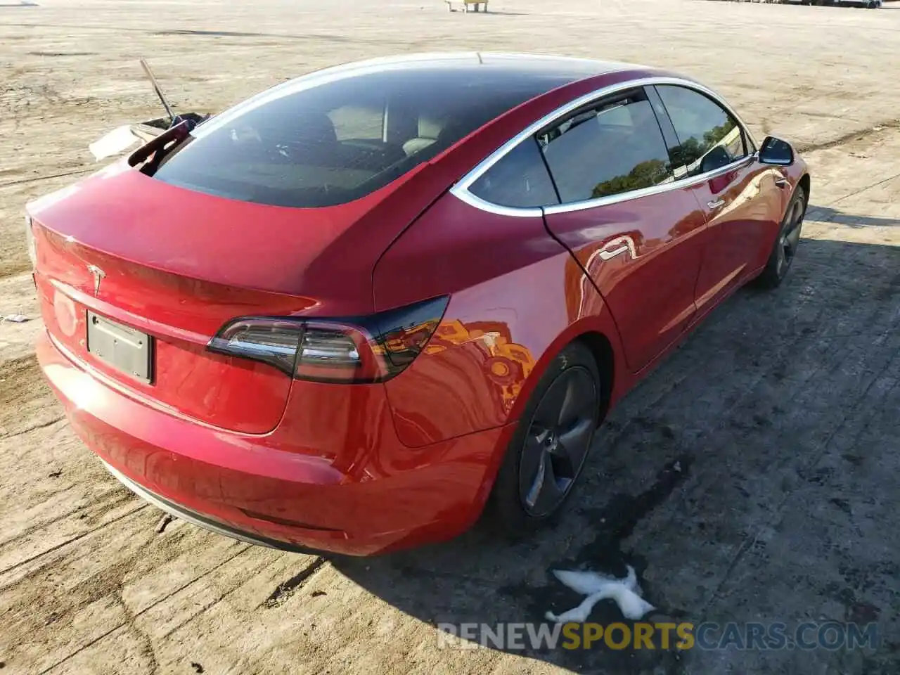 4 Photograph of a damaged car 5YJ3E1EAXLF783534 TESLA MODEL 3 2020