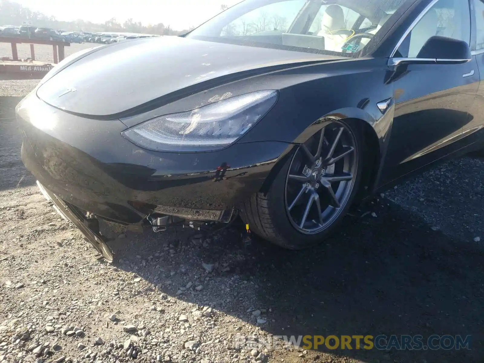 9 Photograph of a damaged car 5YJ3E1EAXLF783906 TESLA MODEL 3 2020