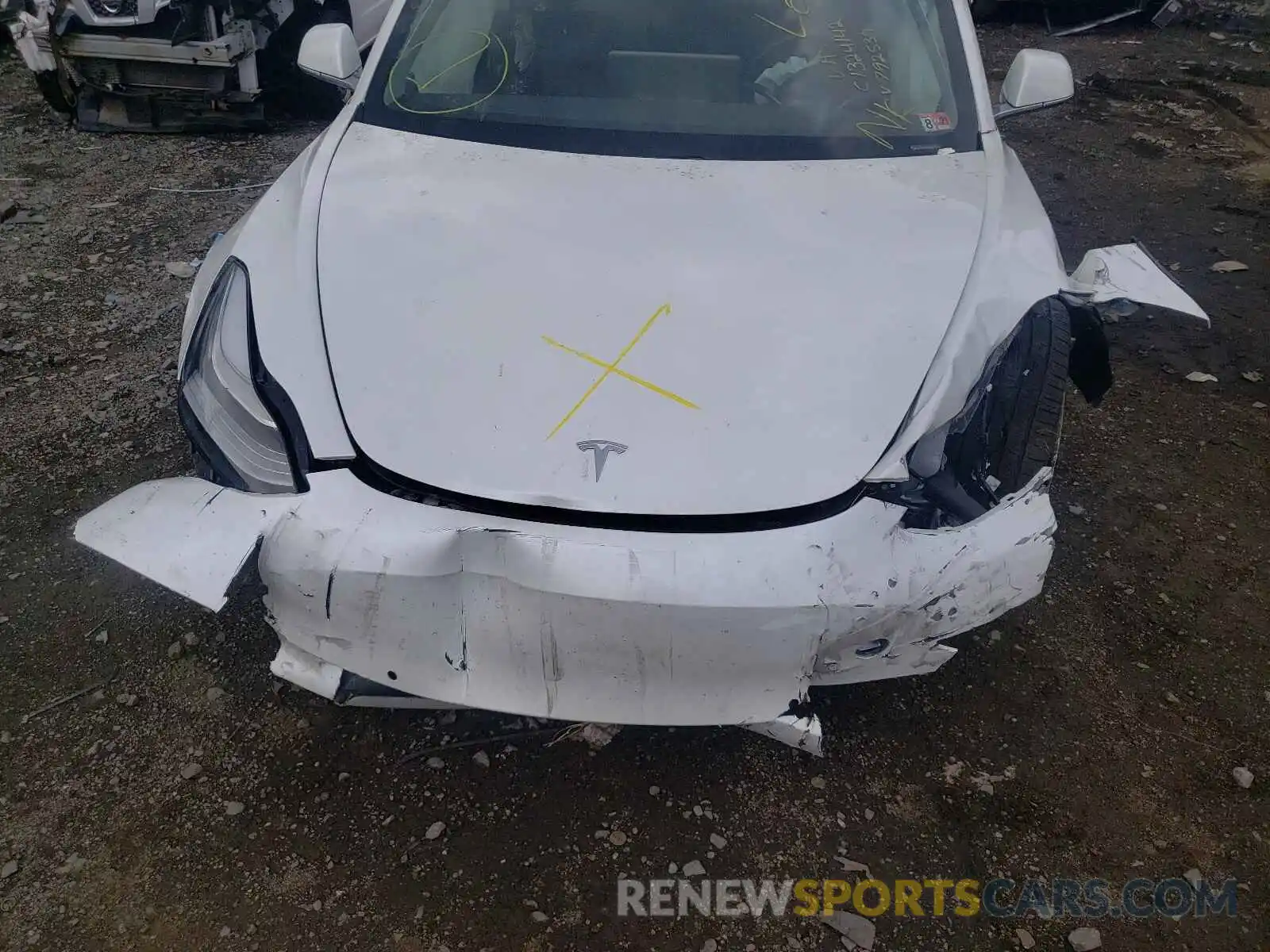 9 Photograph of a damaged car 5YJ3E1EAXLF792539 TESLA MODEL 3 2020