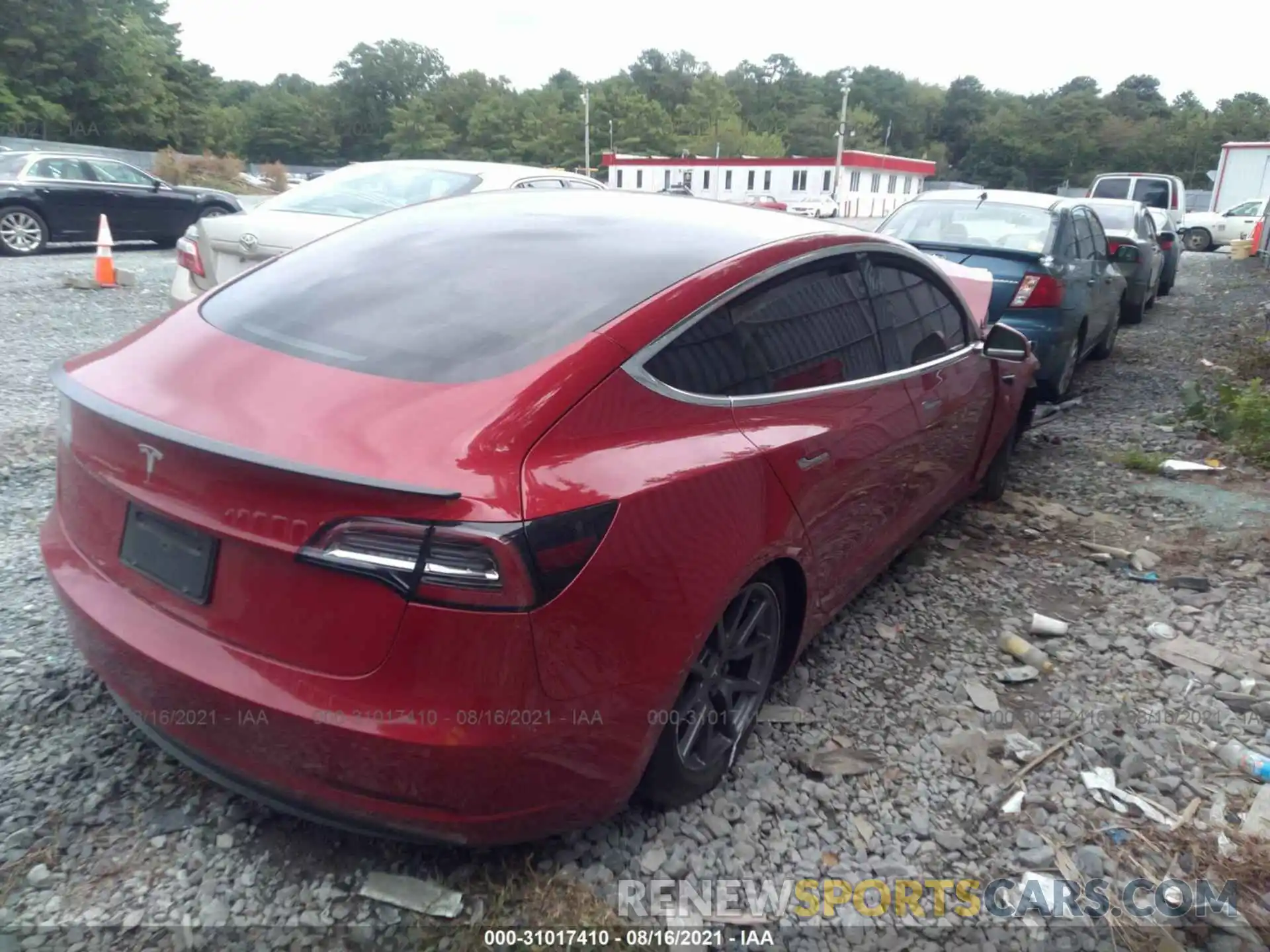 4 Photograph of a damaged car 5YJ3E1EAXLF793173 TESLA MODEL 3 2020