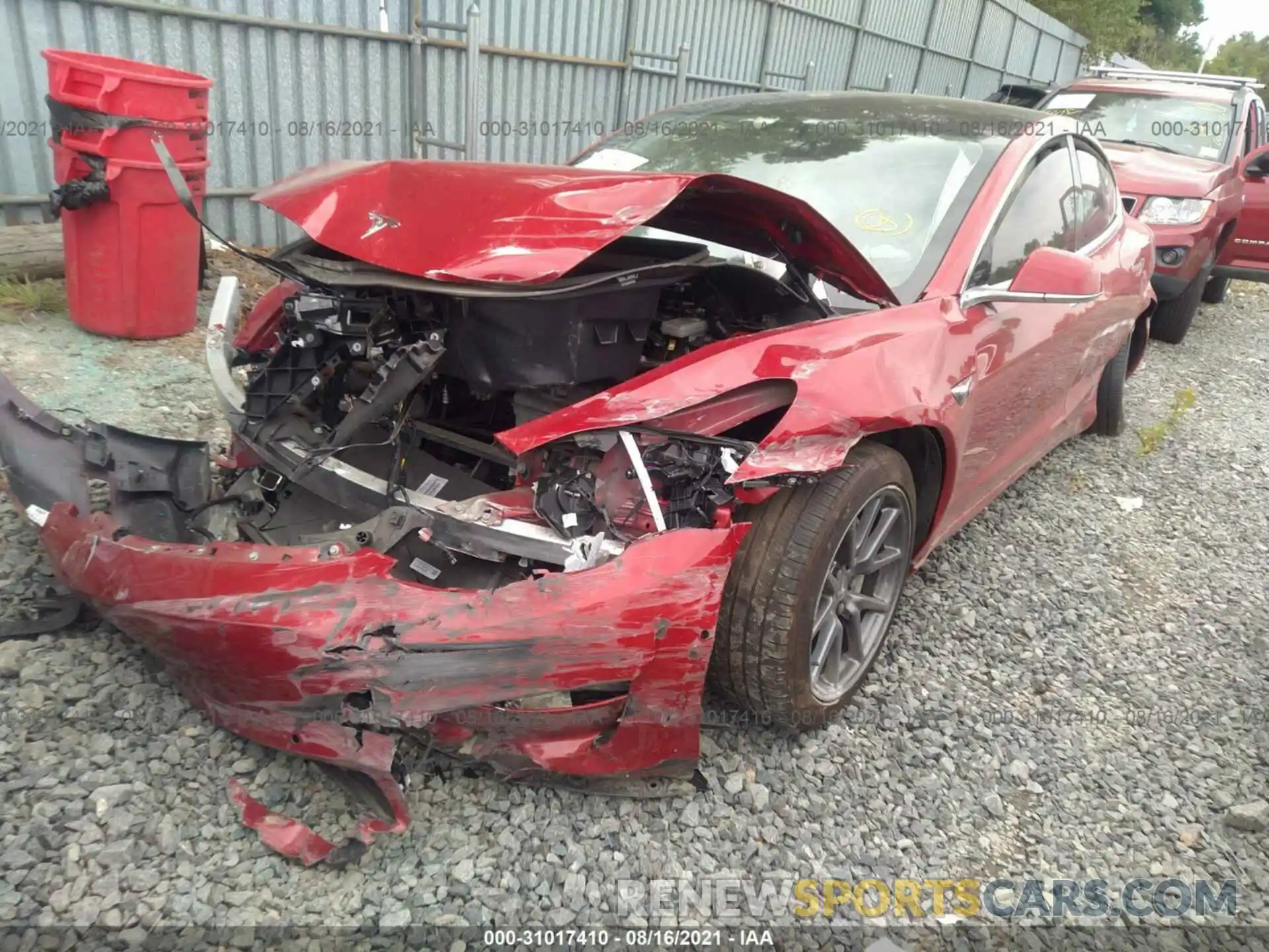 6 Photograph of a damaged car 5YJ3E1EAXLF793173 TESLA MODEL 3 2020