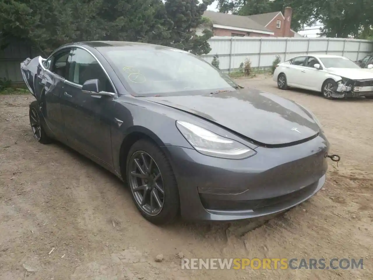 1 Photograph of a damaged car 5YJ3E1EAXLF796848 TESLA MODEL 3 2020