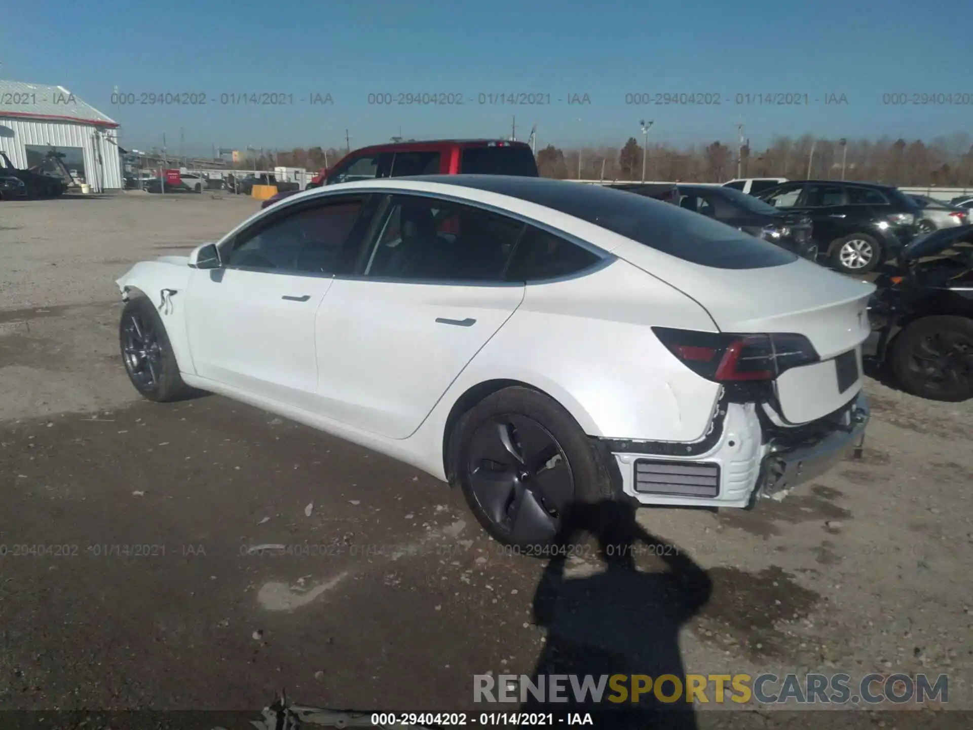 3 Photograph of a damaged car 5YJ3E1EAXLF796994 TESLA MODEL 3 2020