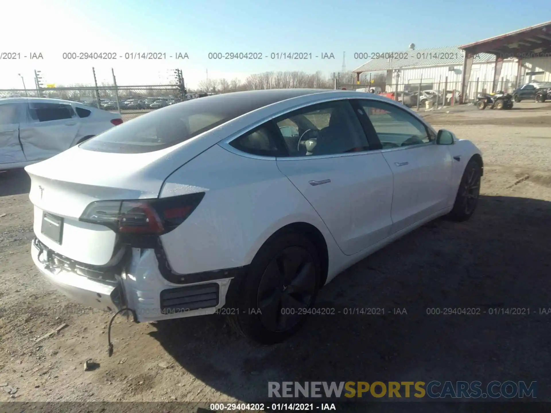 4 Photograph of a damaged car 5YJ3E1EAXLF796994 TESLA MODEL 3 2020