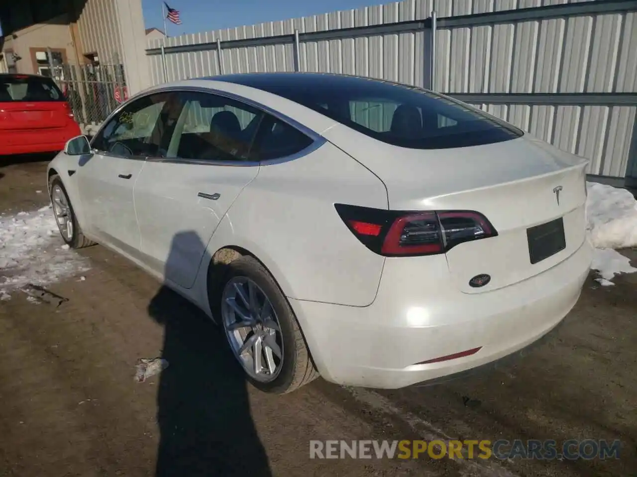 3 Photograph of a damaged car 5YJ3E1EAXLF797028 TESLA MODEL 3 2020