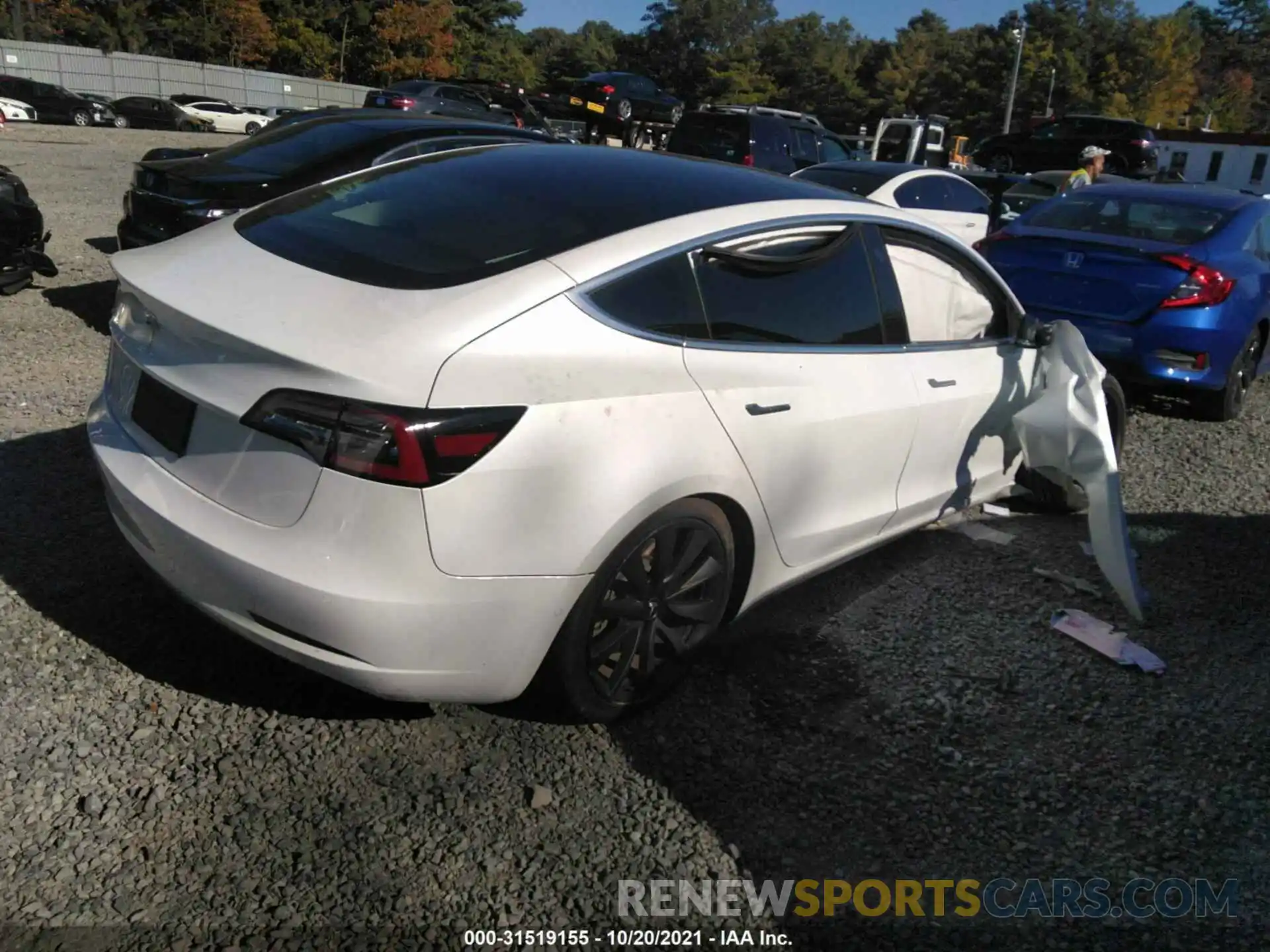 4 Photograph of a damaged car 5YJ3E1EAXLF797594 TESLA MODEL 3 2020