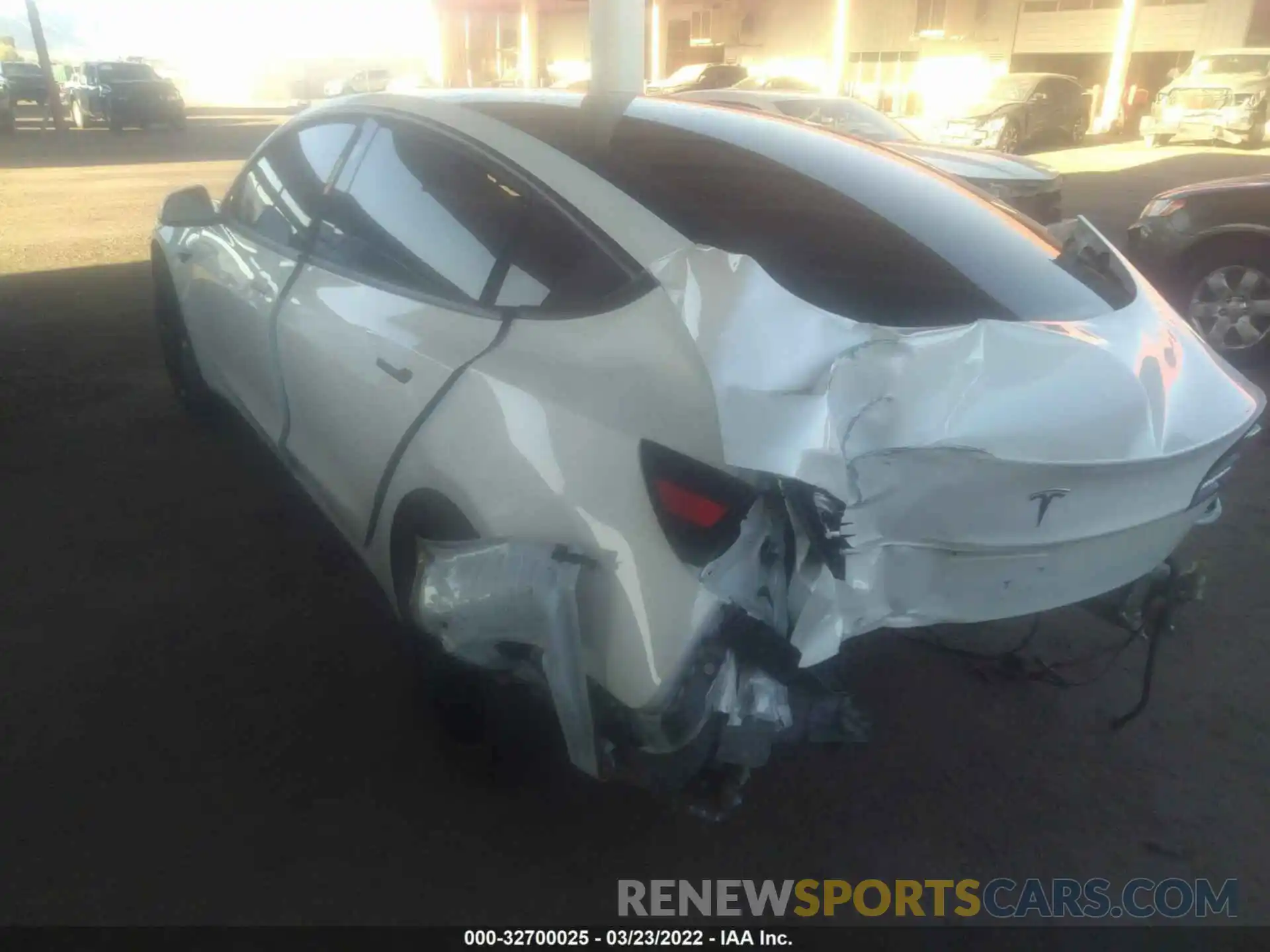 3 Photograph of a damaged car 5YJ3E1EAXLF797952 TESLA MODEL 3 2020