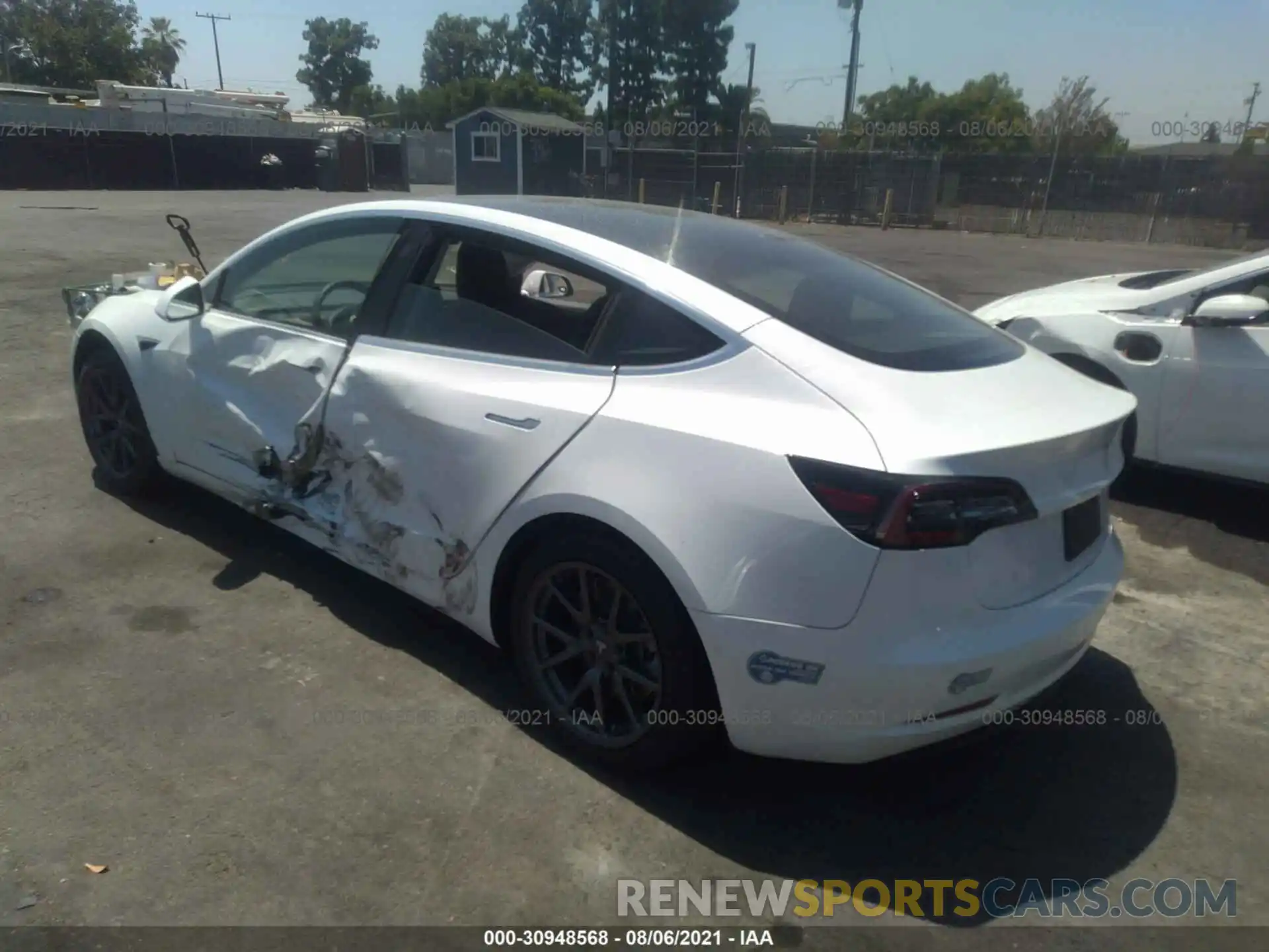 3 Photograph of a damaged car 5YJ3E1EAXLF799622 TESLA MODEL 3 2020