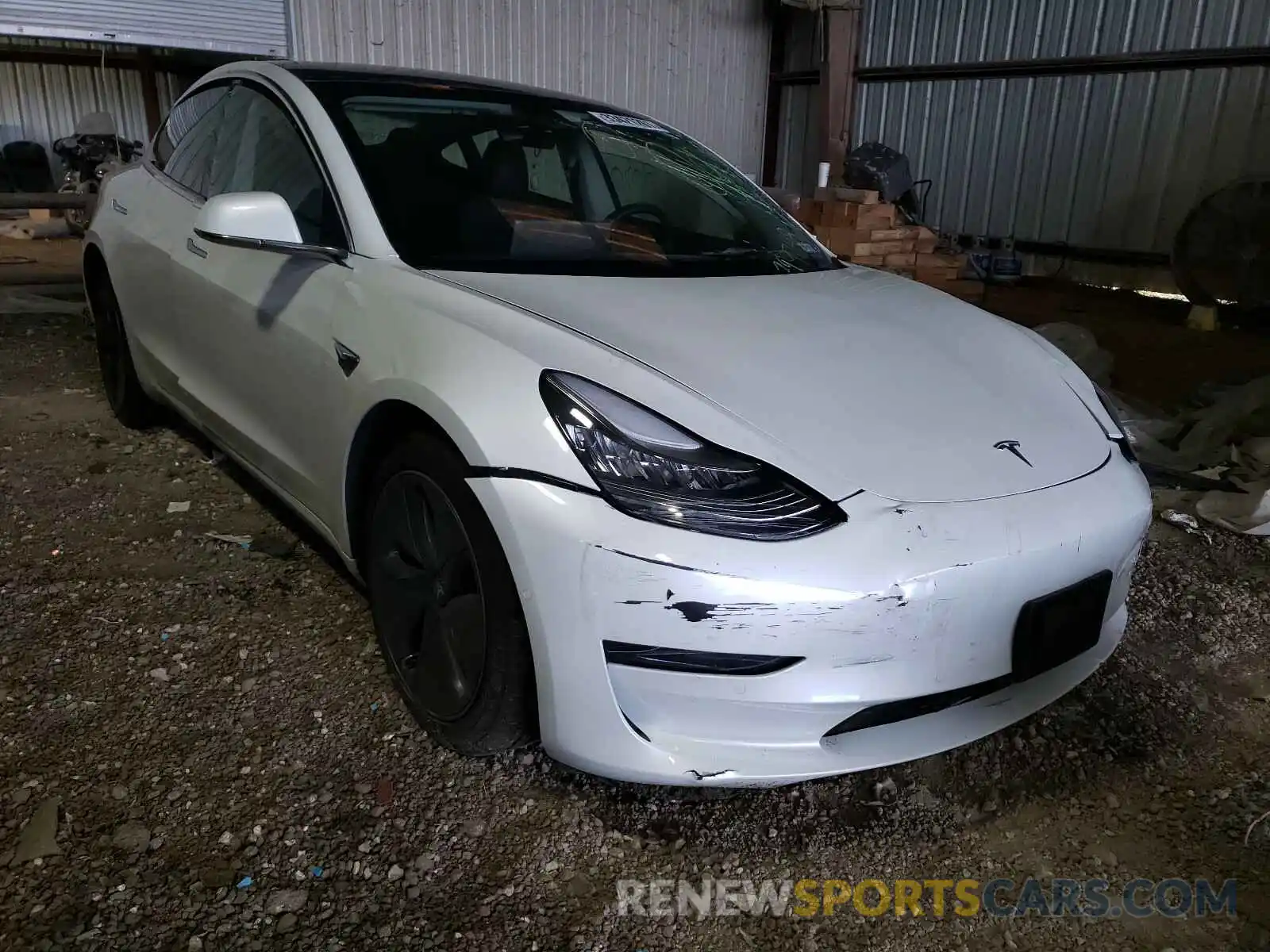 1 Photograph of a damaged car 5YJ3E1EAXLF799748 TESLA MODEL 3 2020