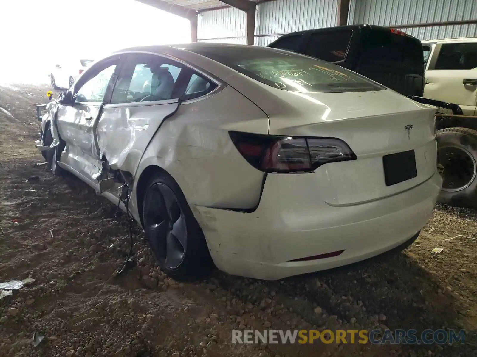 3 Photograph of a damaged car 5YJ3E1EAXLF799748 TESLA MODEL 3 2020