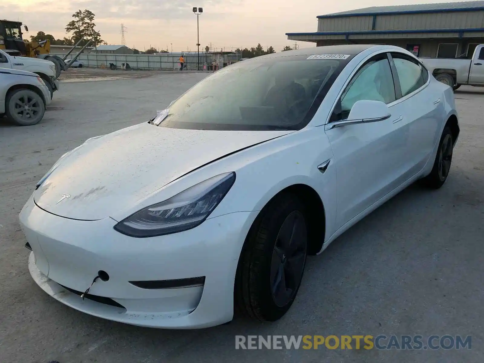 2 Photograph of a damaged car 5YJ3E1EAXLF799779 TESLA MODEL 3 2020