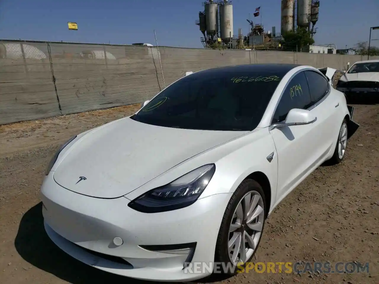 2 Фотография поврежденного автомобиля 5YJ3E1EAXLF806620 TESLA MODEL 3 2020