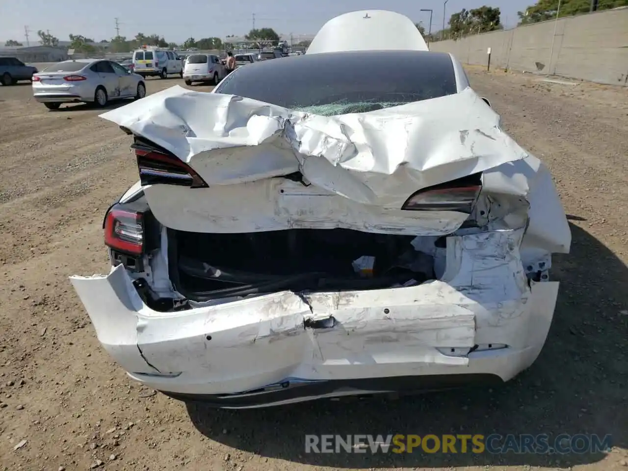 9 Photograph of a damaged car 5YJ3E1EAXLF806620 TESLA MODEL 3 2020