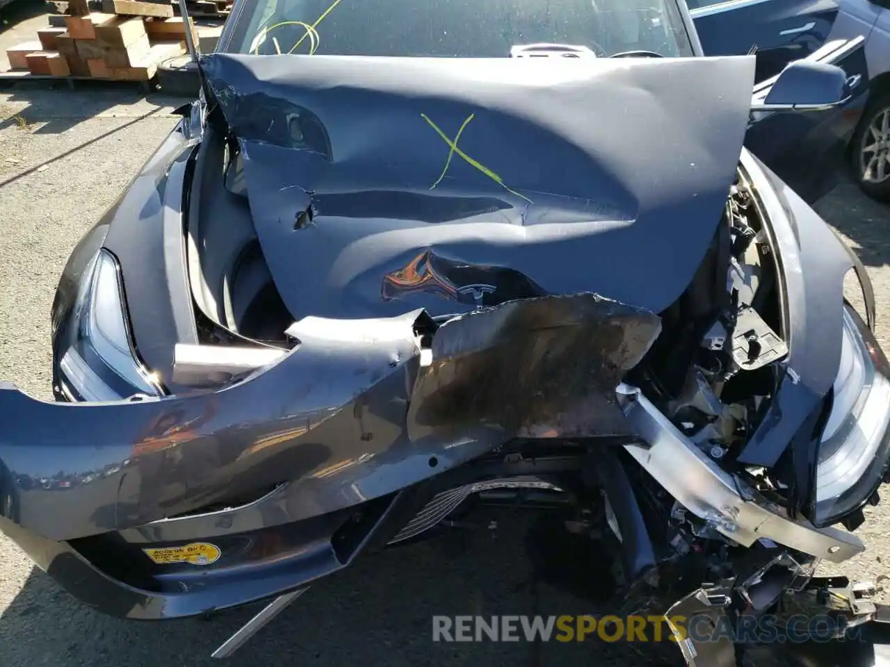 7 Photograph of a damaged car 5YJ3E1EAXLF807346 TESLA MODEL 3 2020