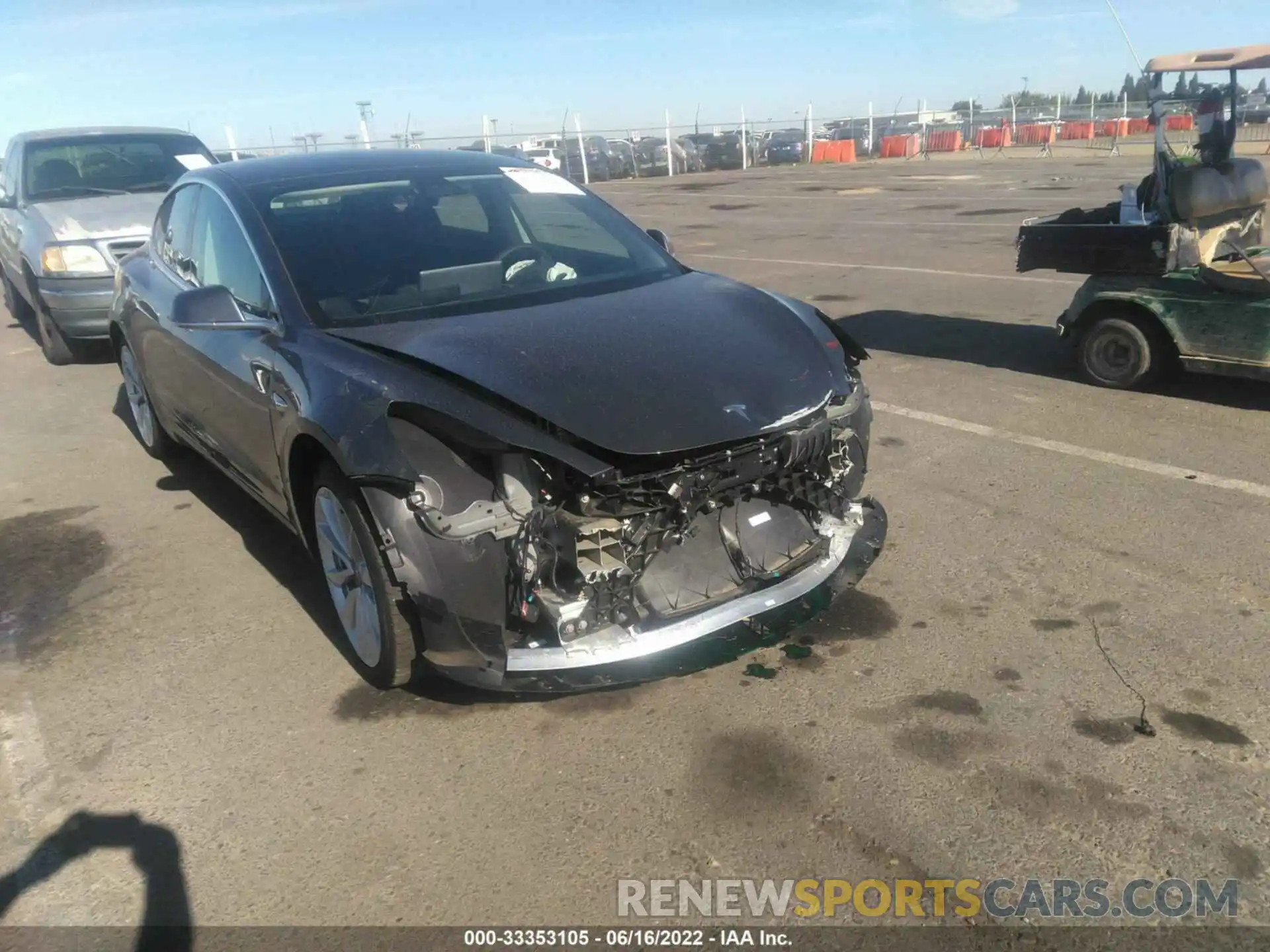 6 Photograph of a damaged car 5YJ3E1EAXLF807900 TESLA MODEL 3 2020