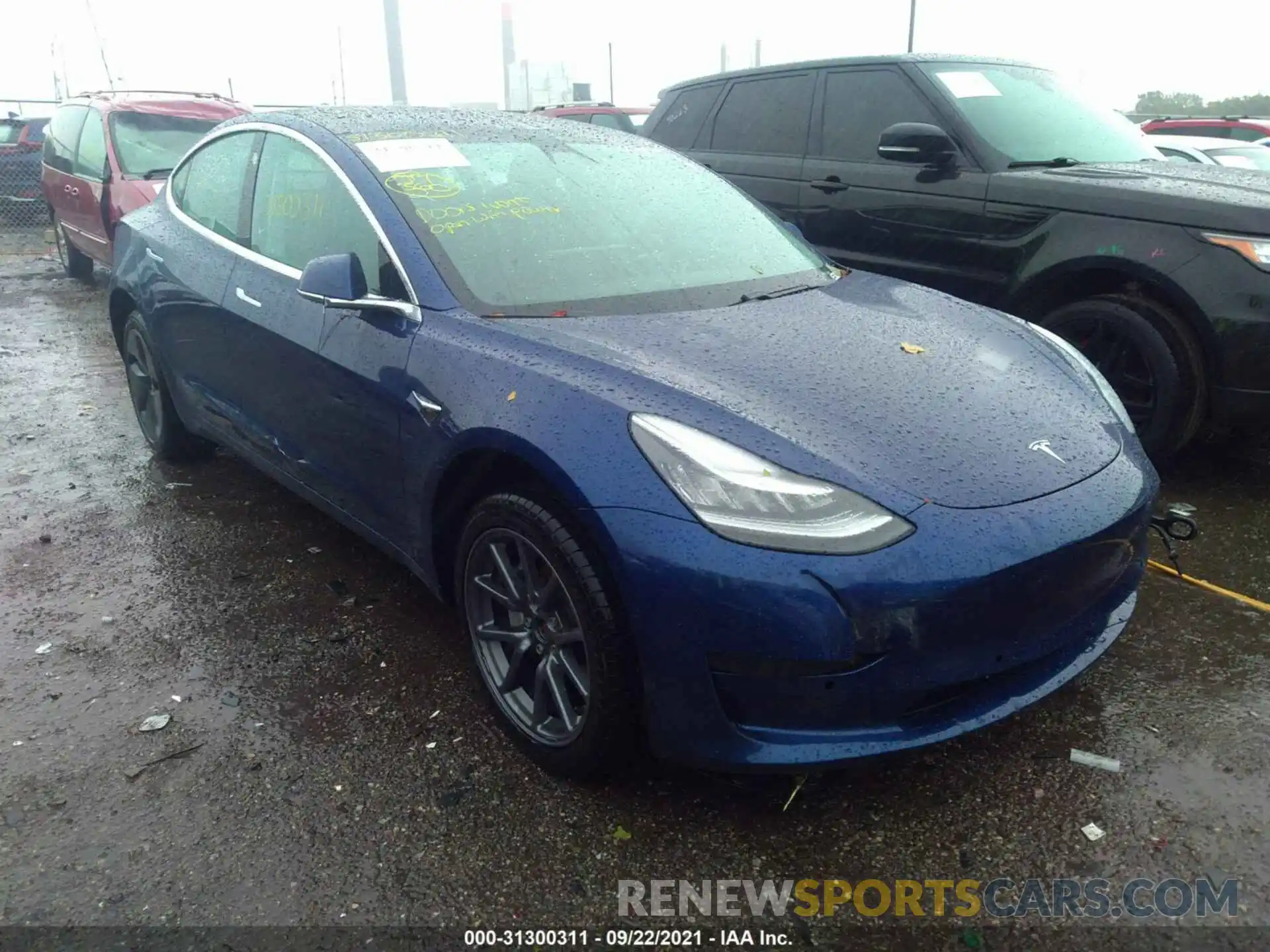 1 Photograph of a damaged car 5YJ3E1EB0LF617256 TESLA MODEL 3 2020