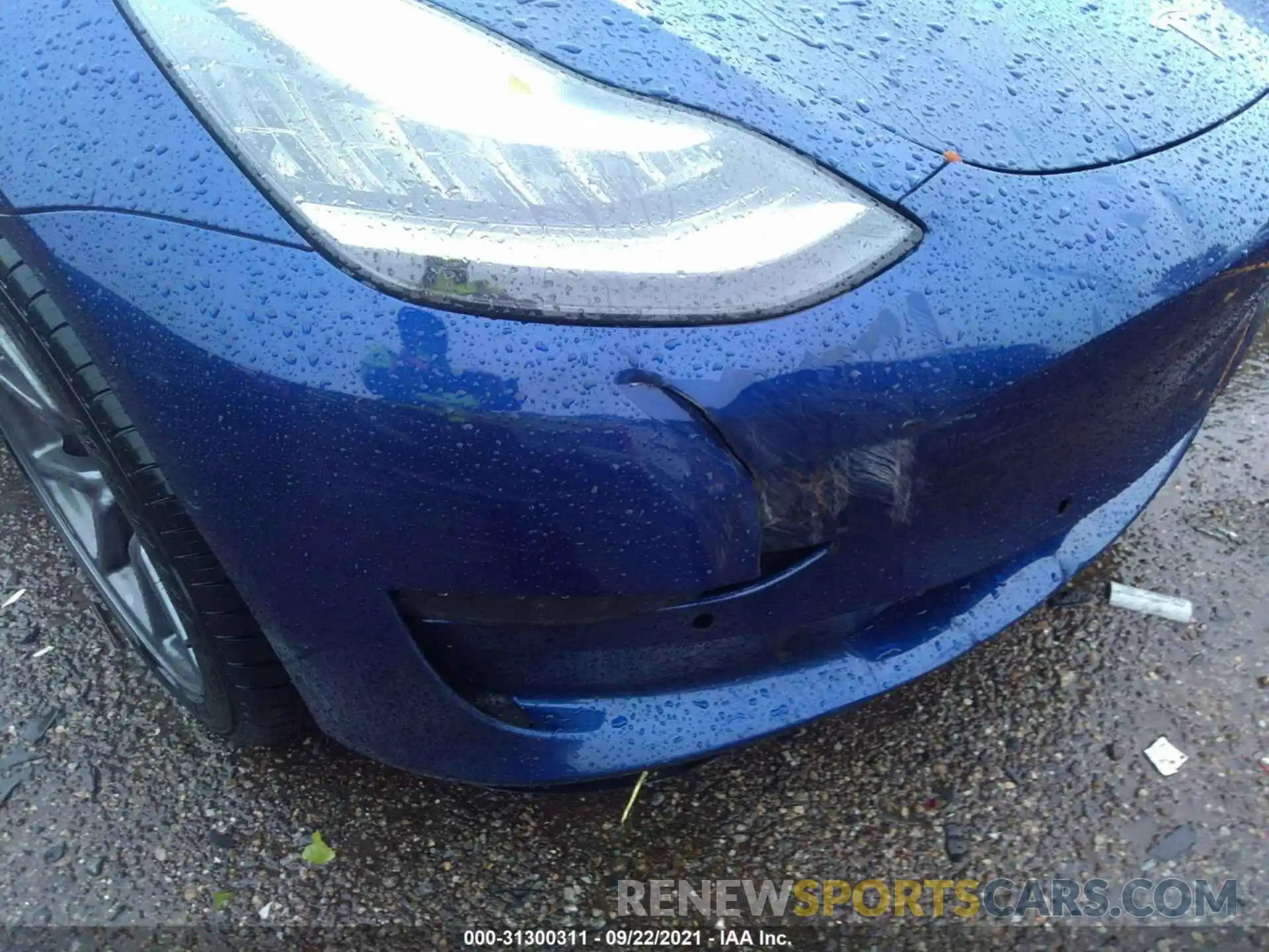 6 Photograph of a damaged car 5YJ3E1EB0LF617256 TESLA MODEL 3 2020