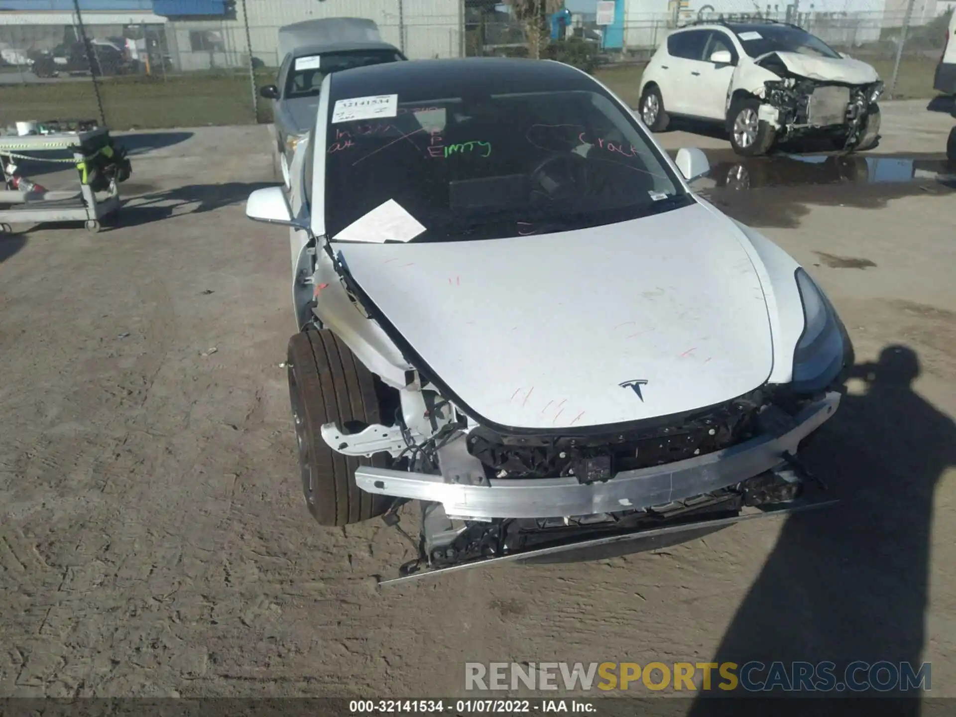 6 Photograph of a damaged car 5YJ3E1EB0LF617998 TESLA MODEL 3 2020