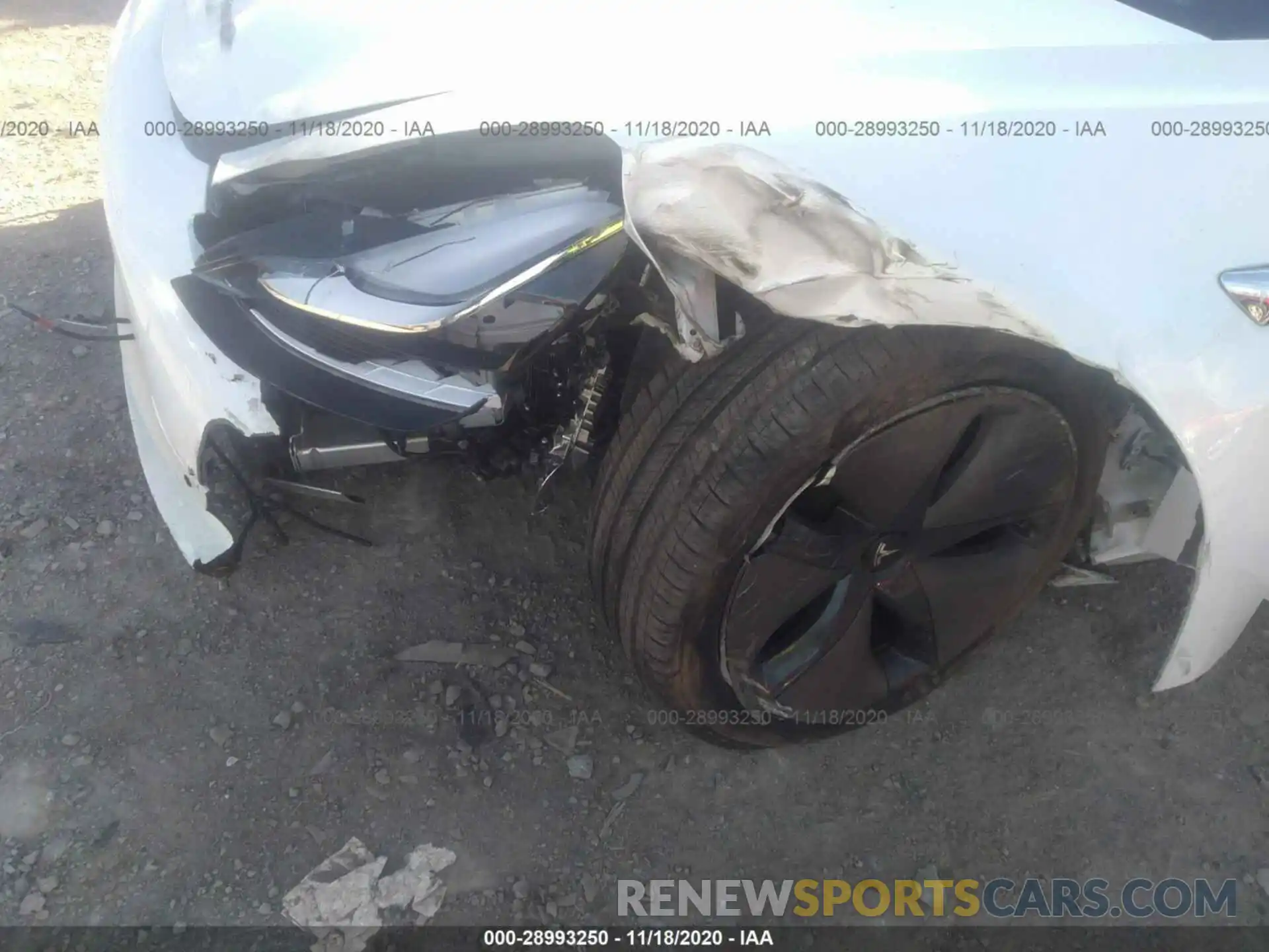 6 Photograph of a damaged car 5YJ3E1EB0LF618469 TESLA MODEL 3 2020