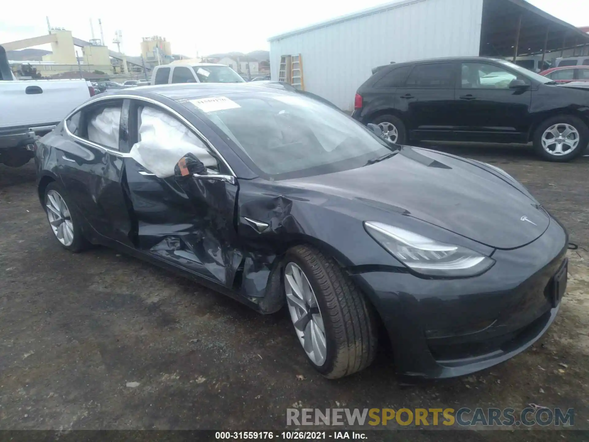 1 Фотография поврежденного автомобиля 5YJ3E1EB0LF620268 TESLA MODEL 3 2020