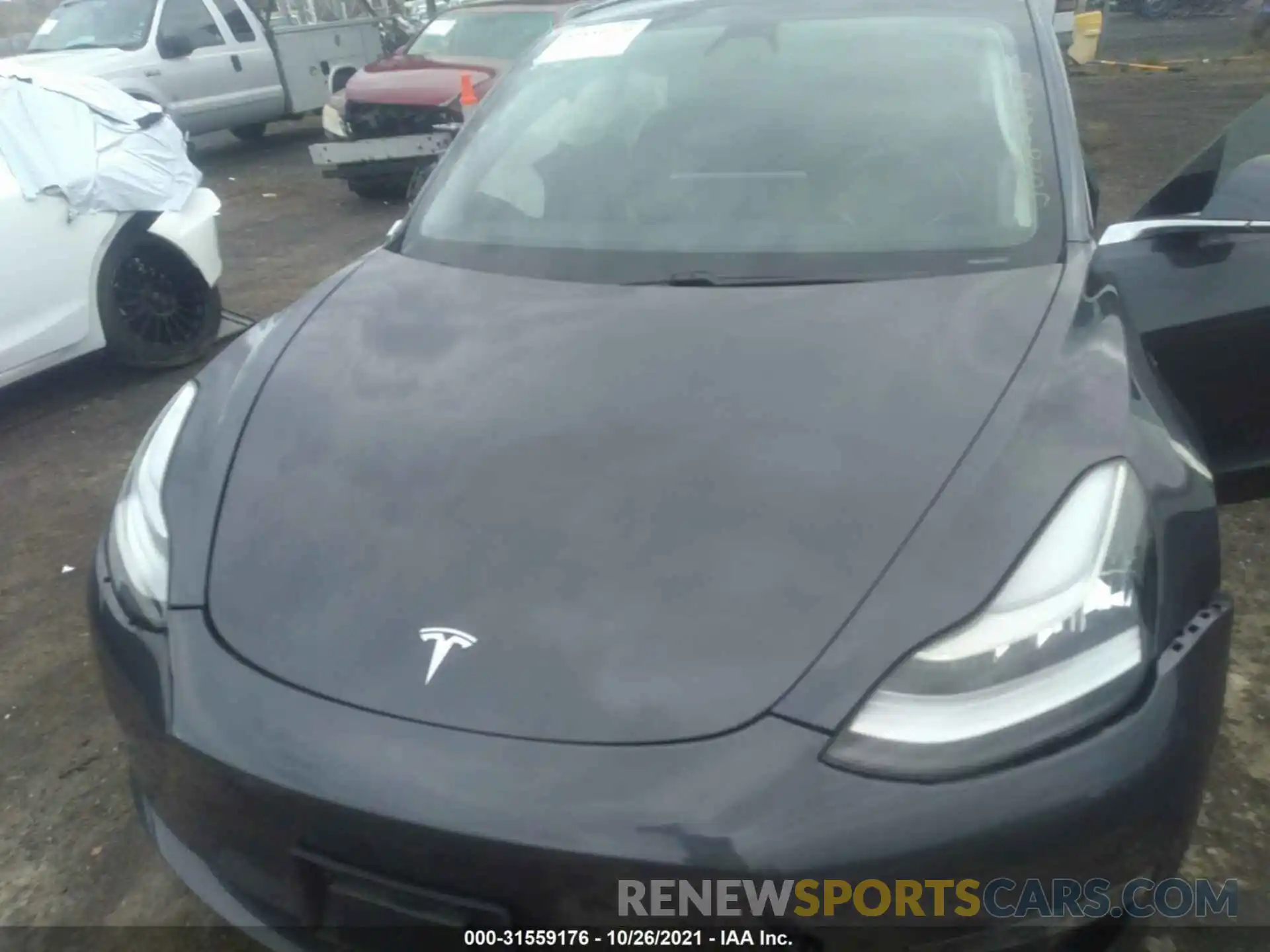 10 Photograph of a damaged car 5YJ3E1EB0LF620268 TESLA MODEL 3 2020