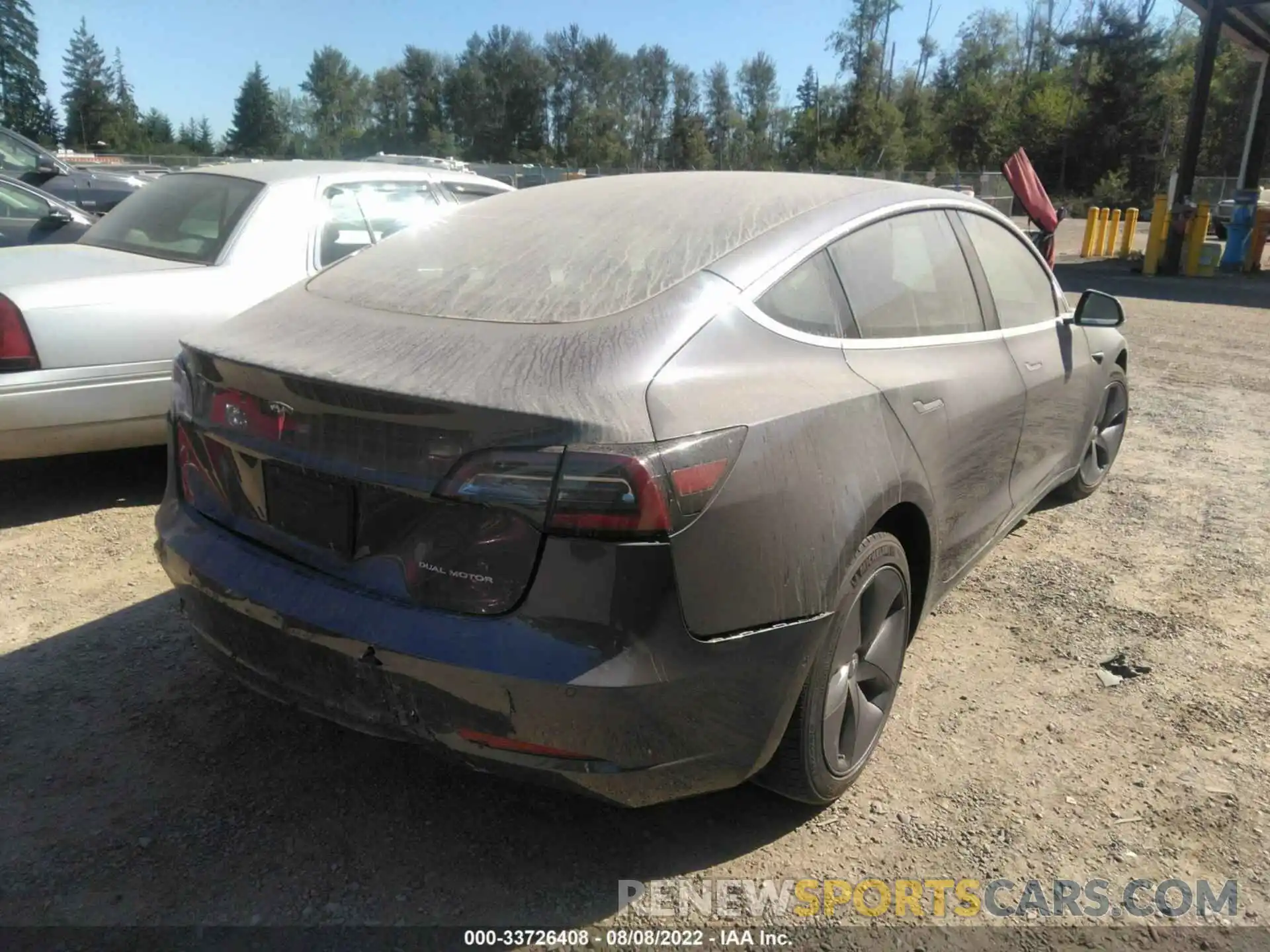 4 Photograph of a damaged car 5YJ3E1EB0LF635207 TESLA MODEL 3 2020