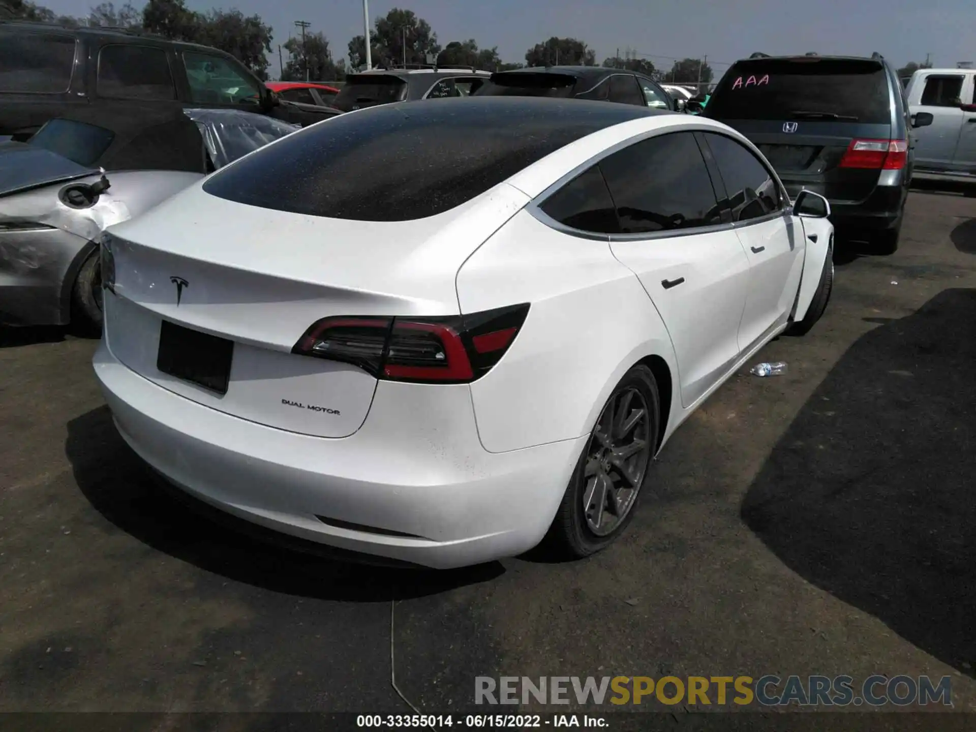 4 Photograph of a damaged car 5YJ3E1EB0LF636910 TESLA MODEL 3 2020