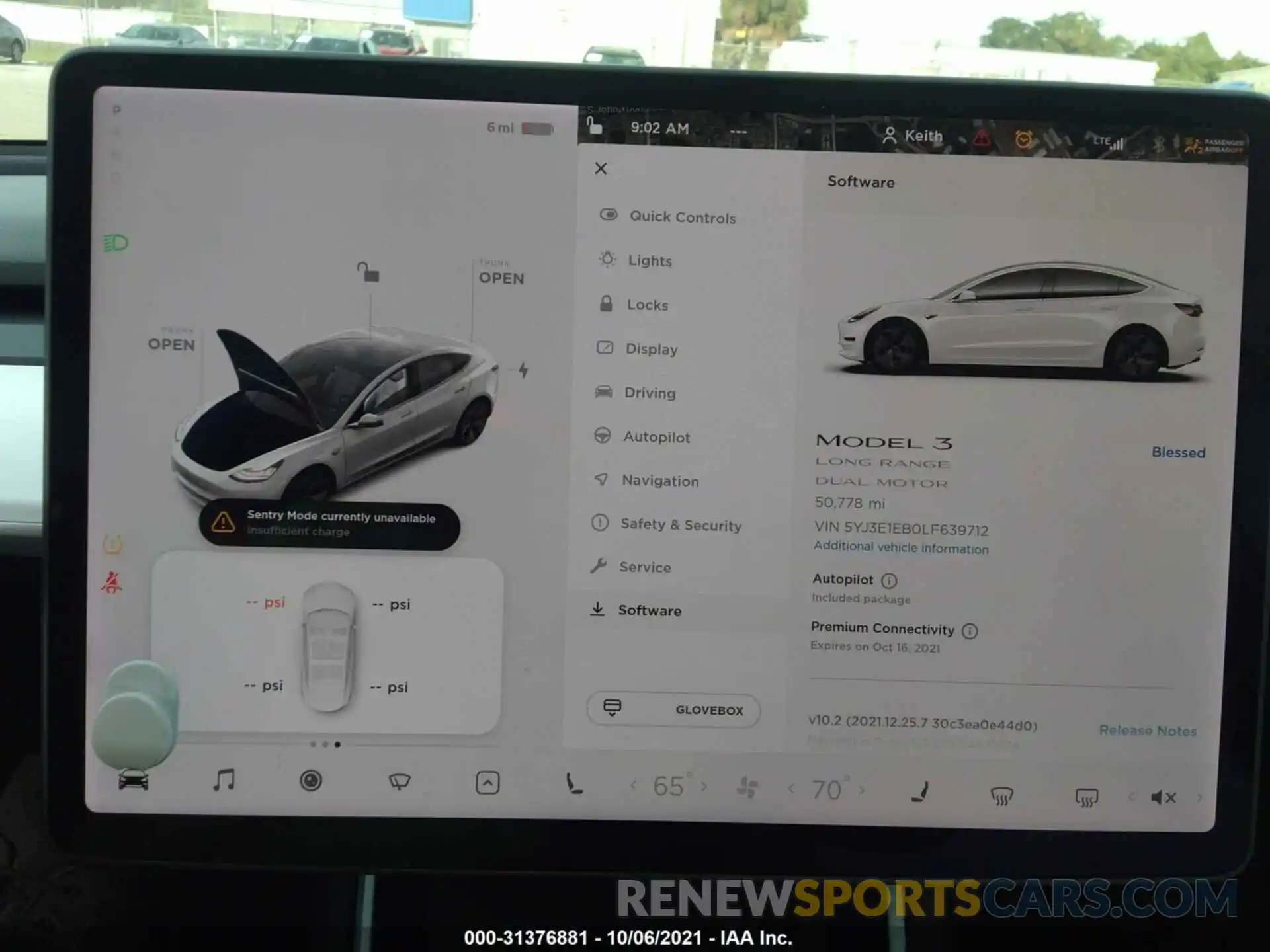 7 Photograph of a damaged car 5YJ3E1EB0LF639712 TESLA MODEL 3 2020